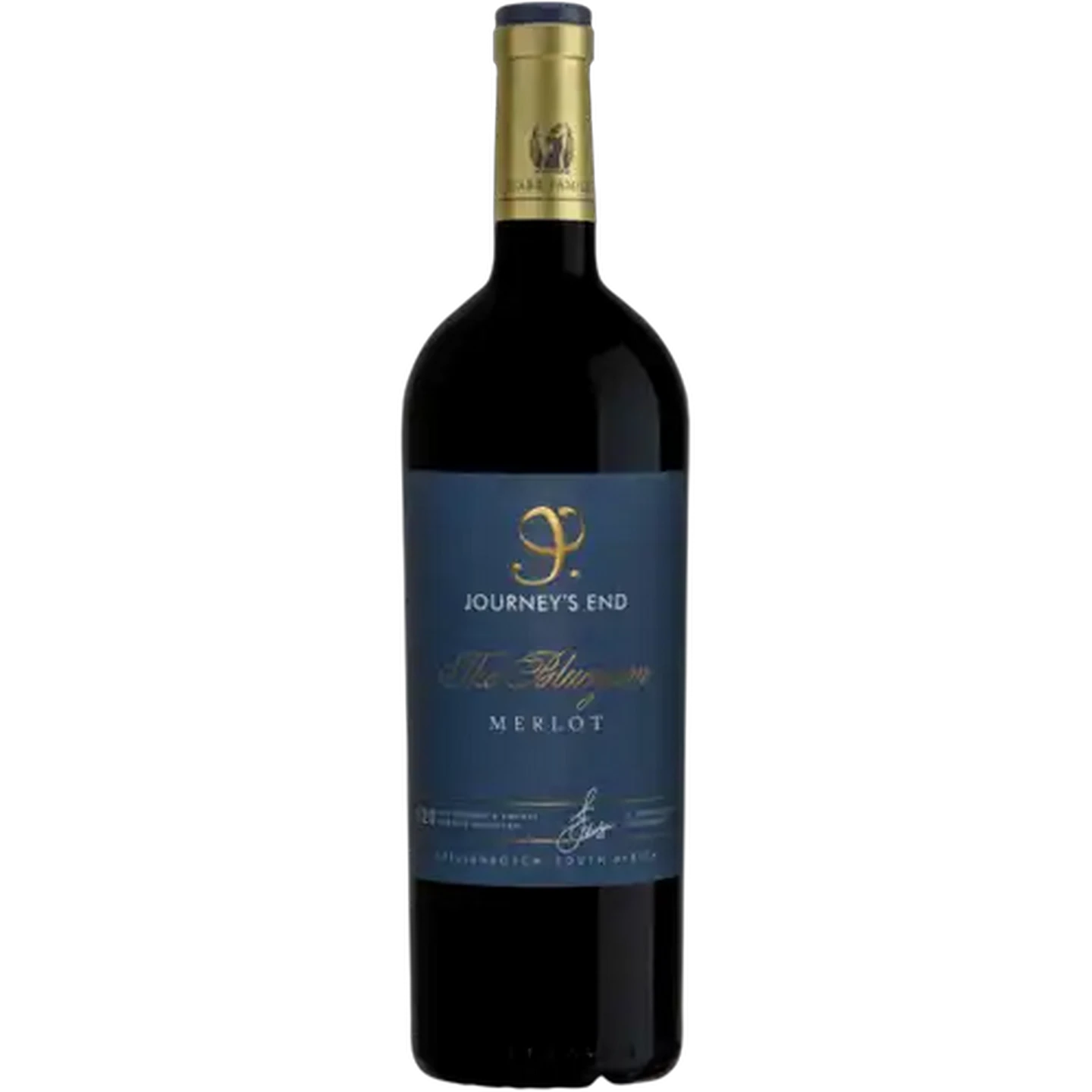 Image of Journey's End Vineyards Merlot Bluegum Red Wine Bottle 750ml