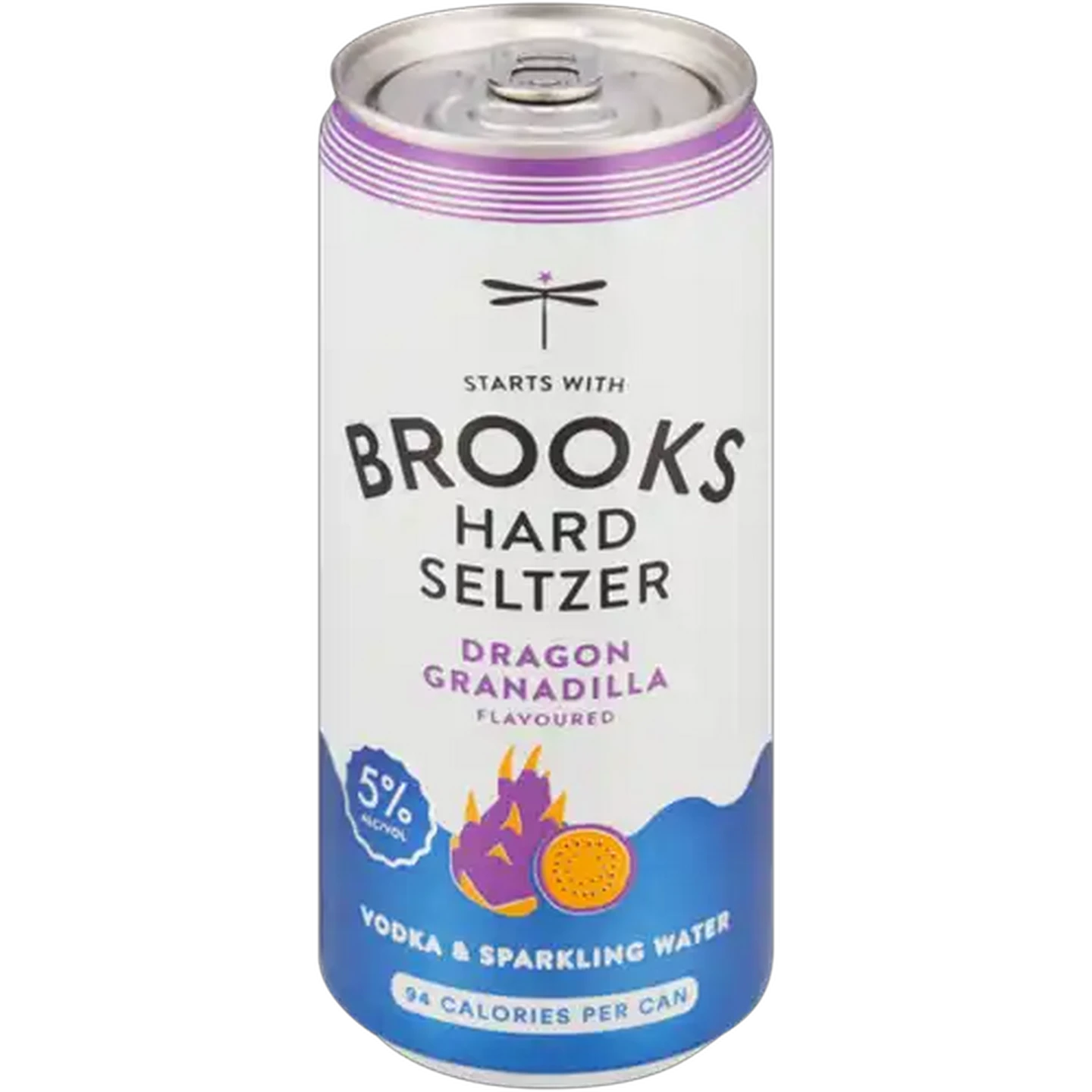 Image of Brooks Dragon Granadilla Flavoured Hard Seltzer Can 300ml