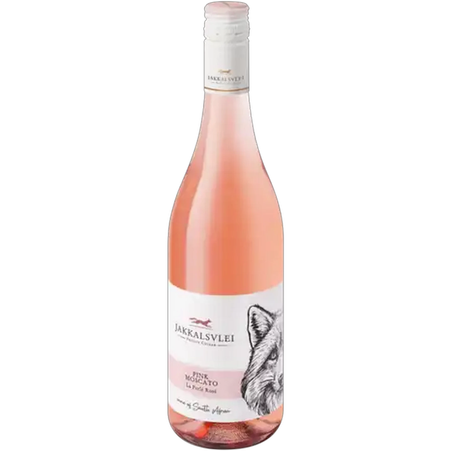 Image of Jakkalsvlei Moscato Rosé Wine Bottle 750ml