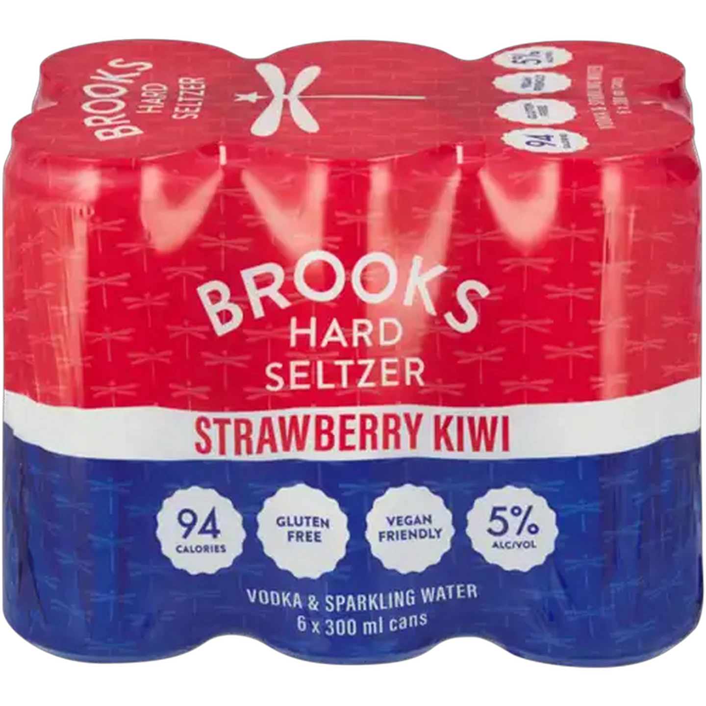 Shoprite ZA | Brooks Strawberry Kiwi Flavoured Hard Seltzer Cans 6