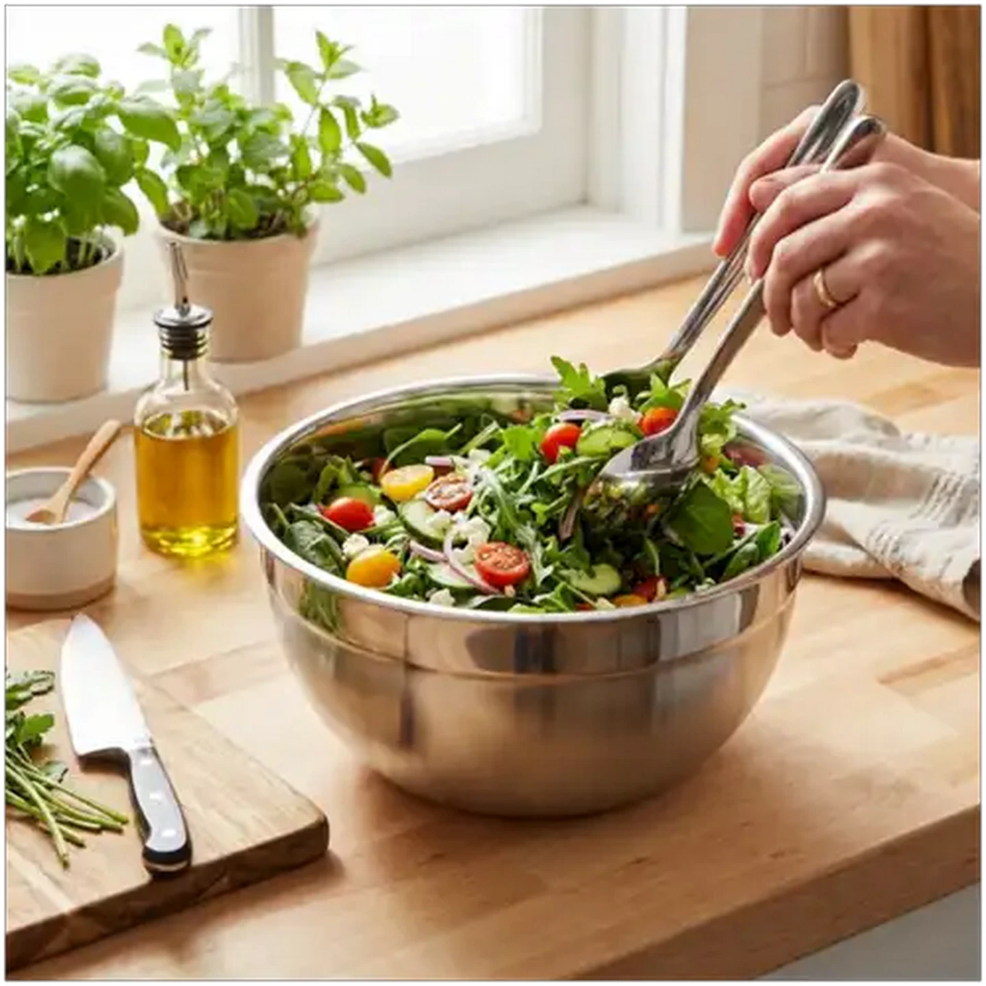 Image of Millini Stainless Steel Euro Bowl 24cm