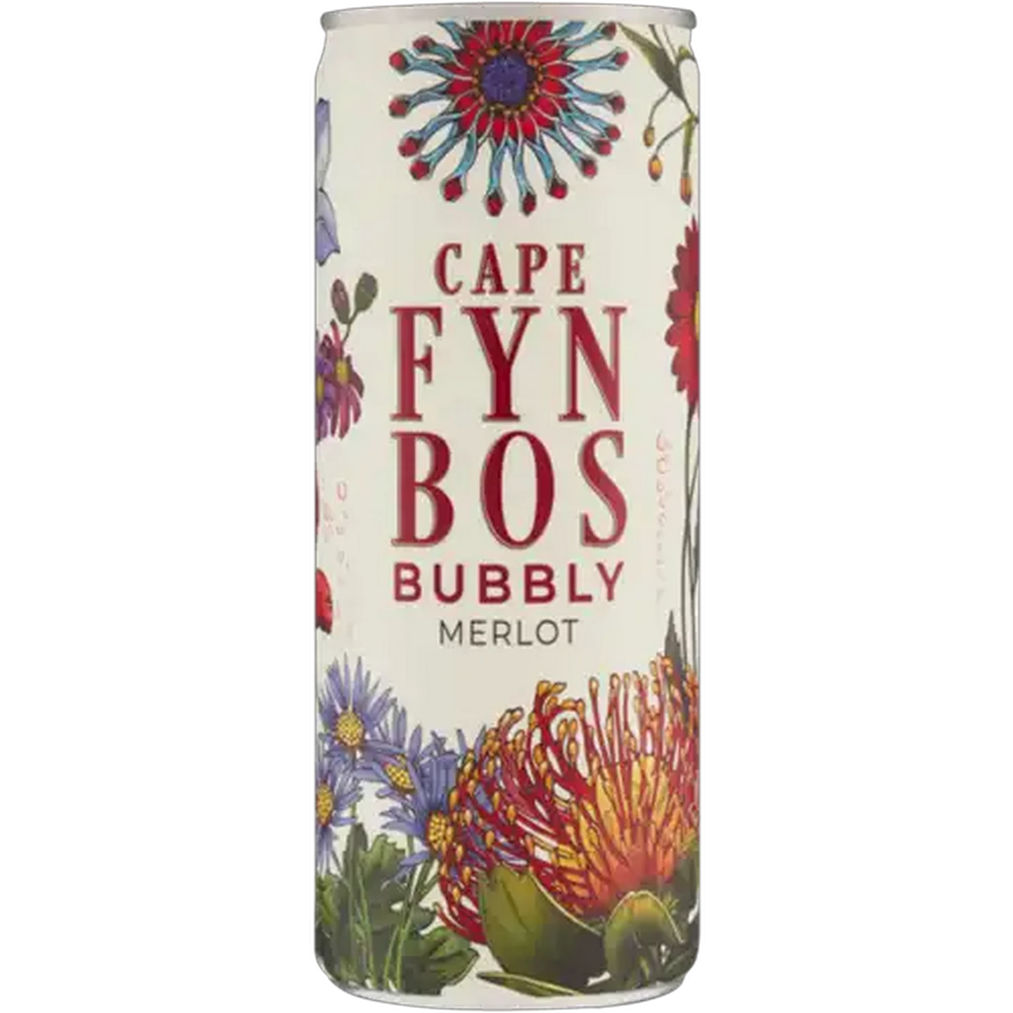 Image of Cape Fynbos Bubbly Merlot Red Wine Can 250ml