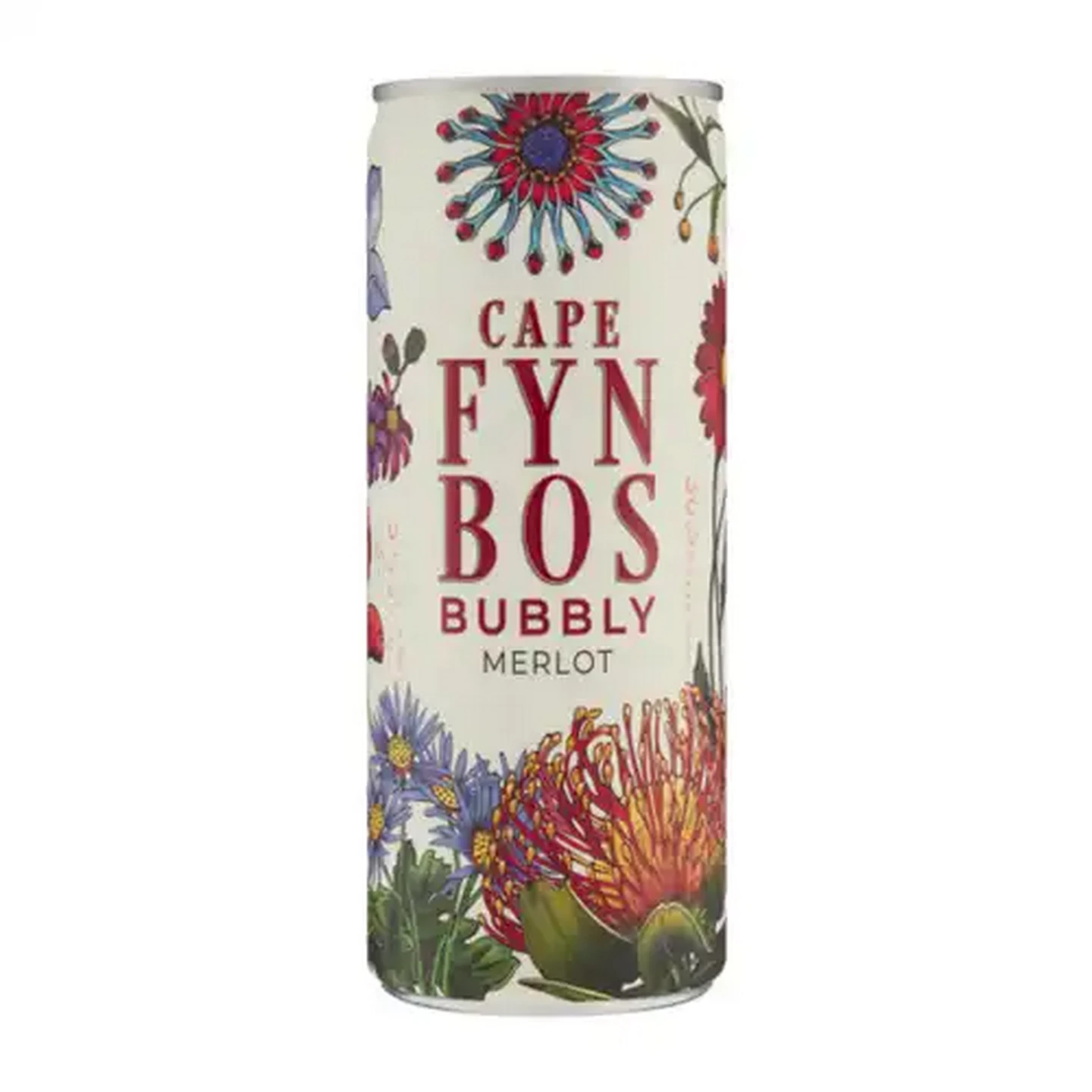 Image of Cape Fynbos Bubbly Merlot Red Wine Can 250ml