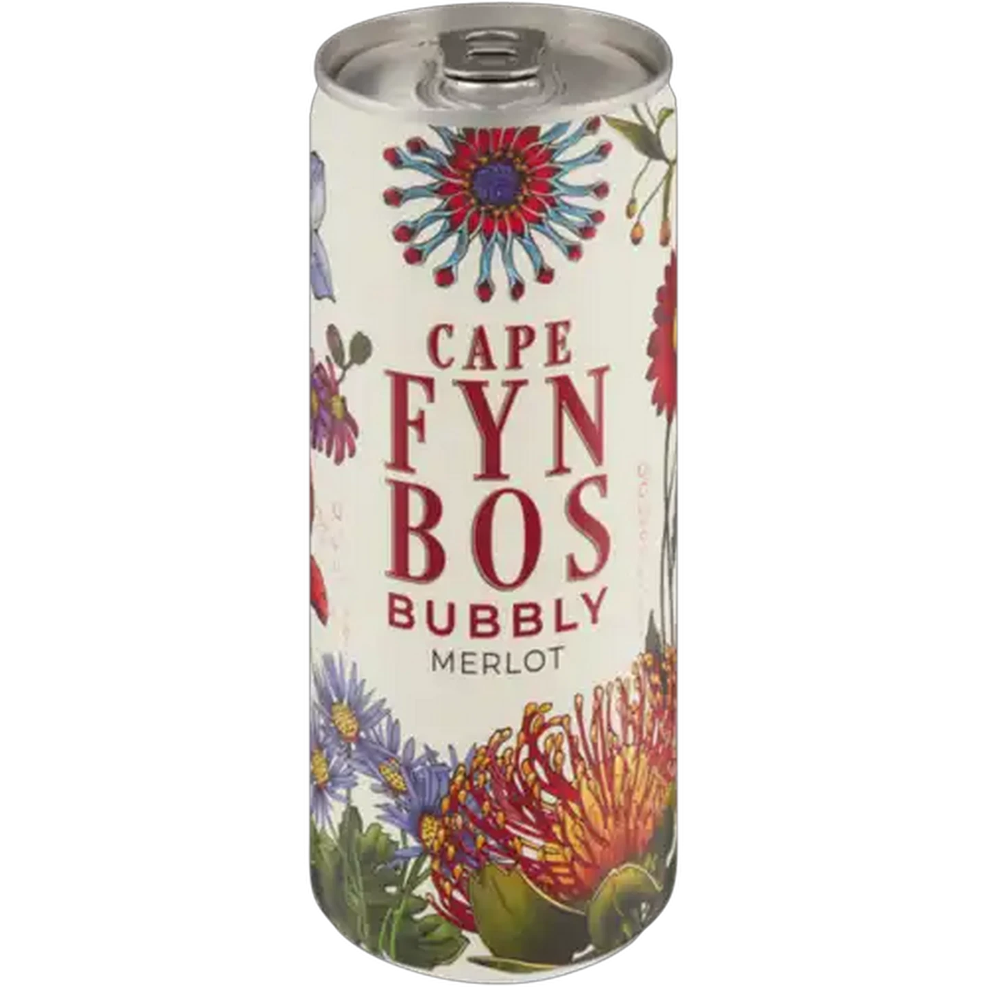 Image of Cape Fynbos Bubbly Merlot Red Wine Can 250ml