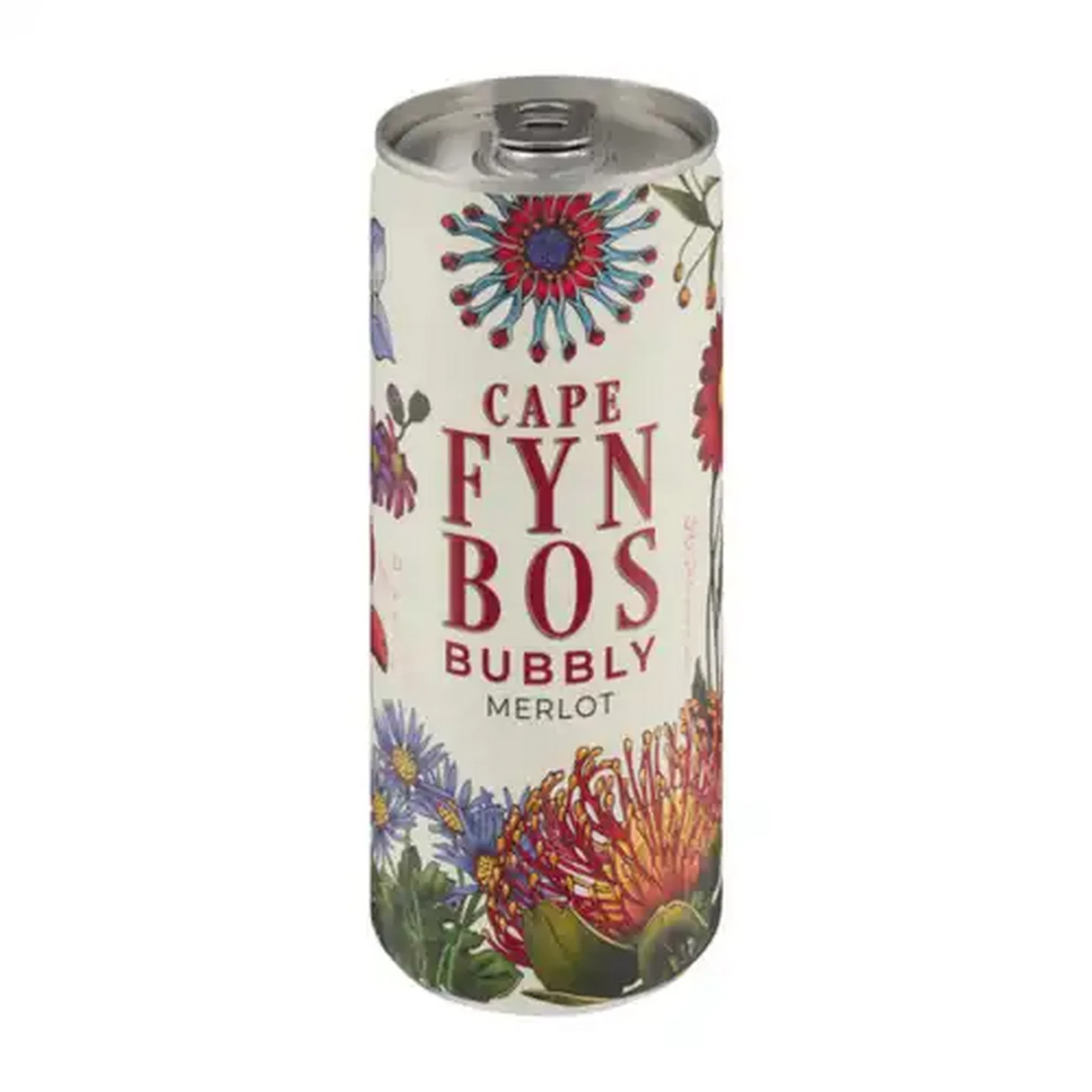 Image of Cape Fynbos Bubbly Merlot Red Wine Can 250ml