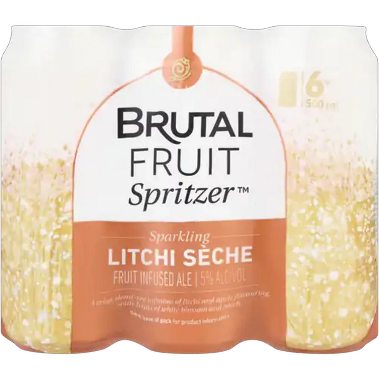 Image of Brutal Fruit Litchi Sèche Spritzer Cans 6 x 500ml