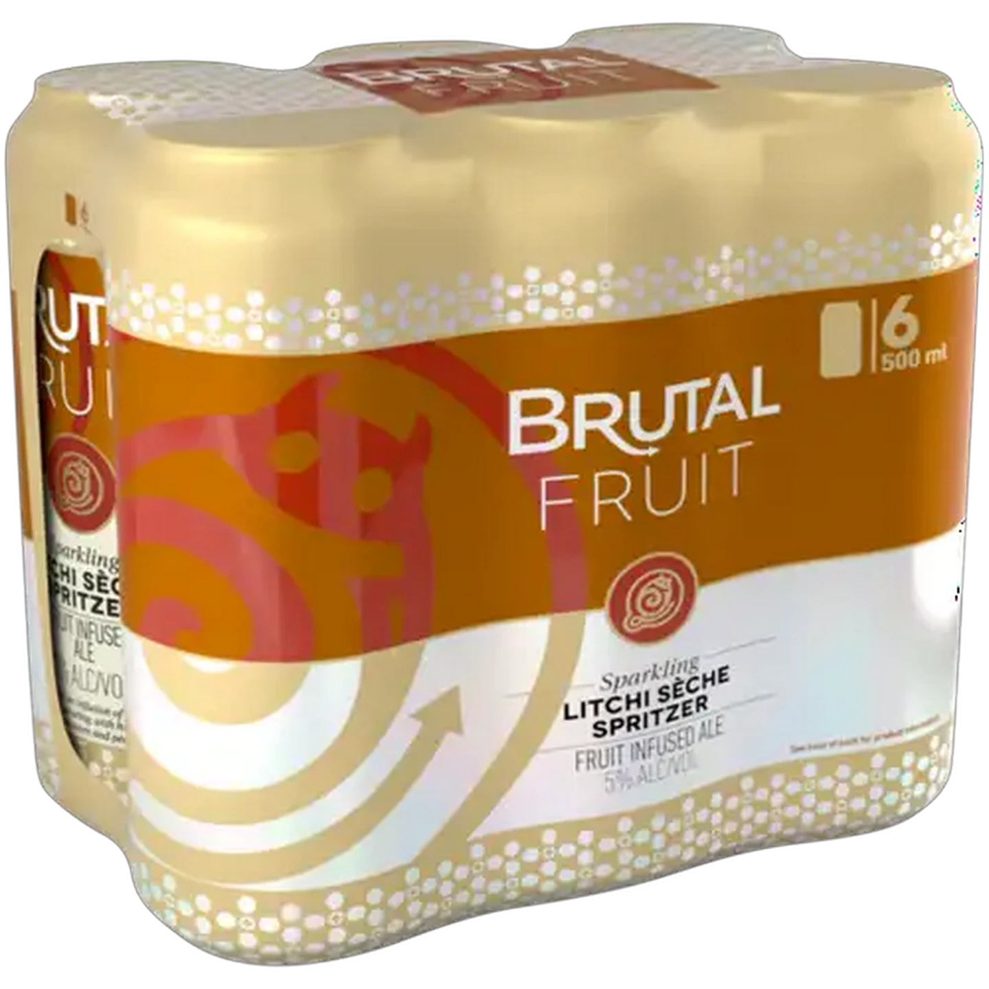 Image of Brutal Fruit Litchi Sèche Spritzer Cans 6 x 500ml