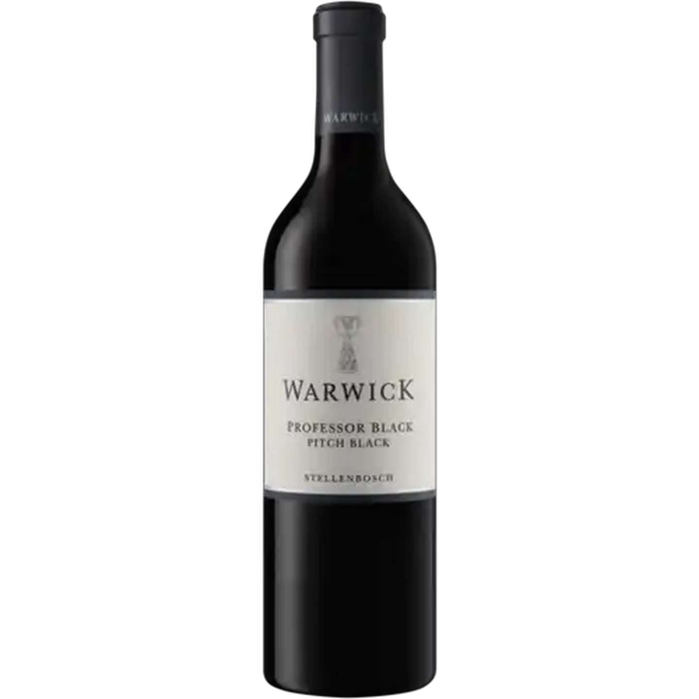 Image of Warwick Professor Black Pitch Black Red Wine Bottle 750ml