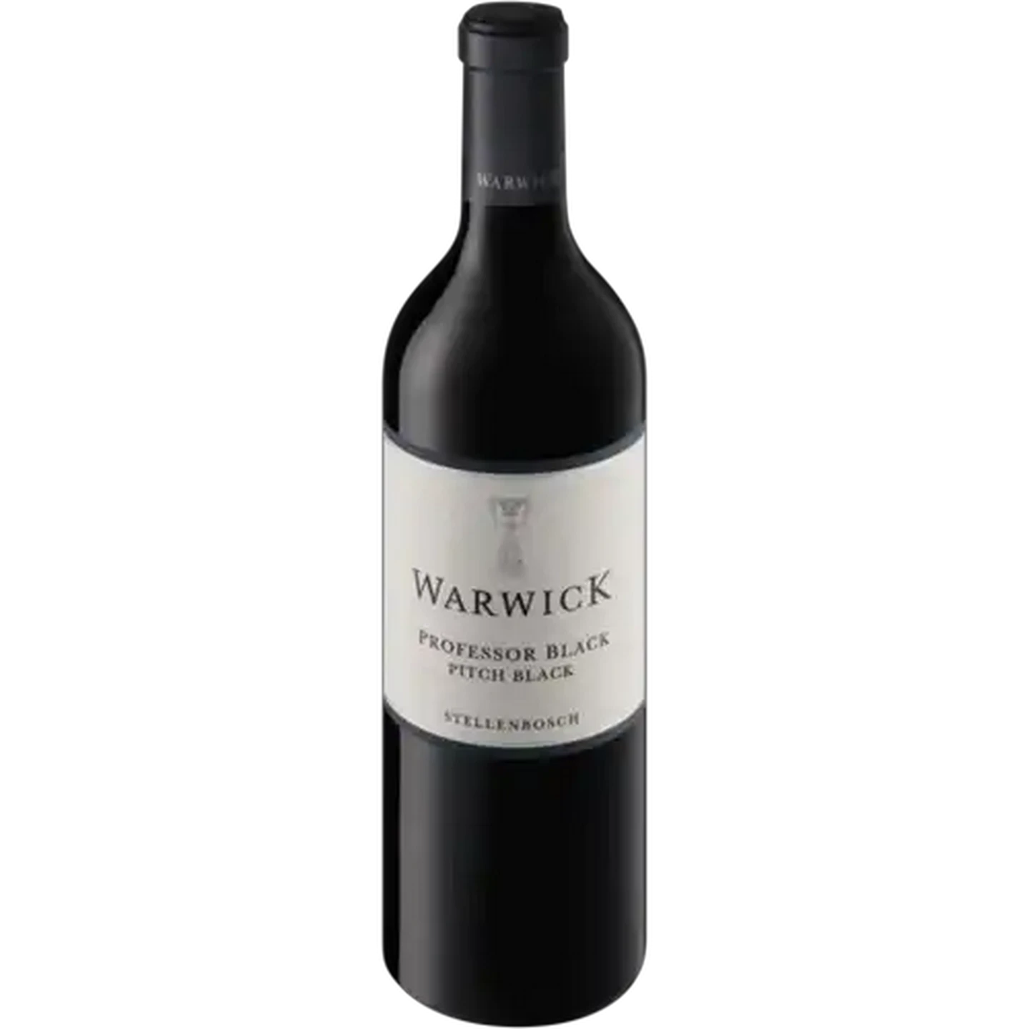 Image of Warwick Professor Black Pitch Black Red Wine Bottle 750ml
