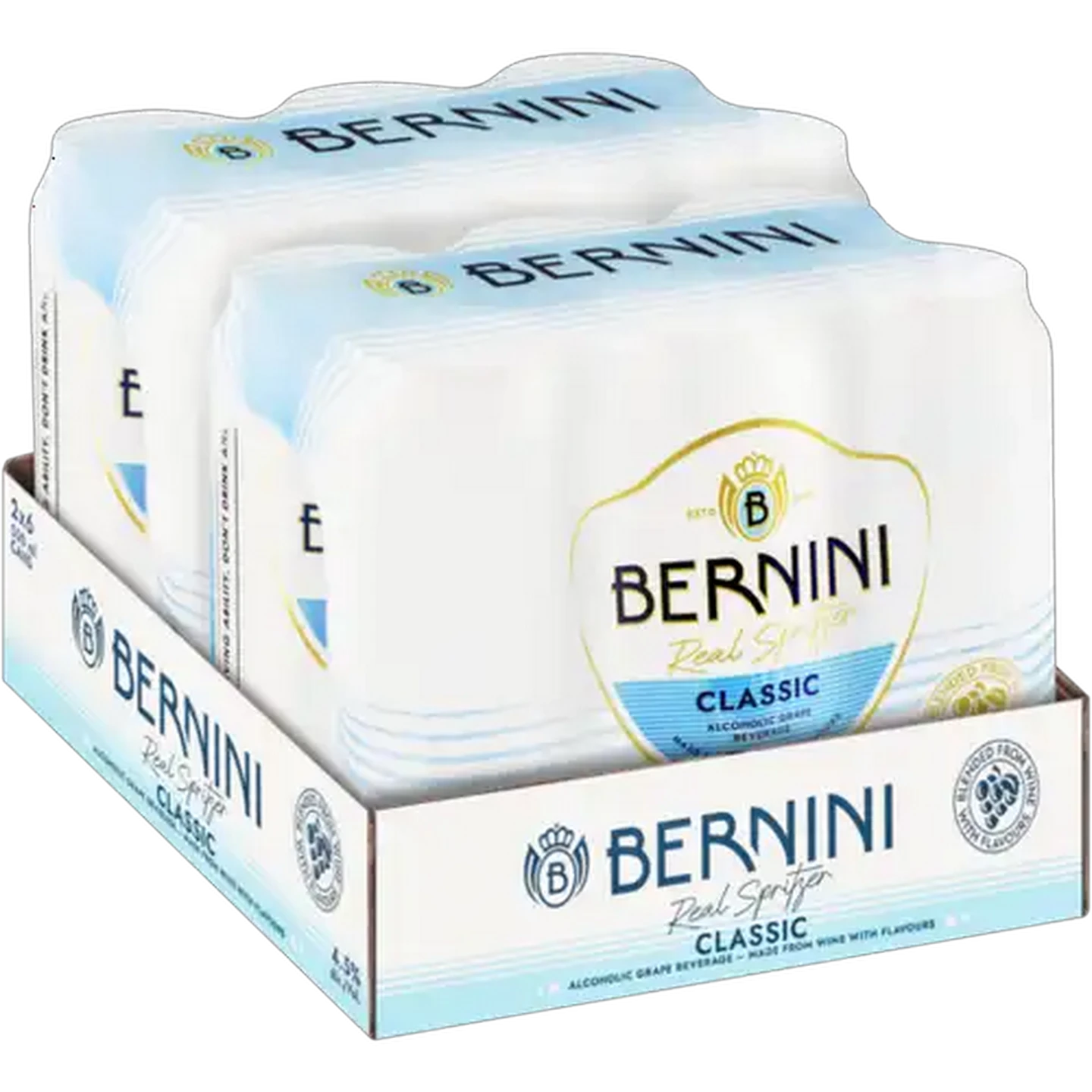 Image of Bernini Classic Alcoholic Grape Beverage Cans 12 x 500ml