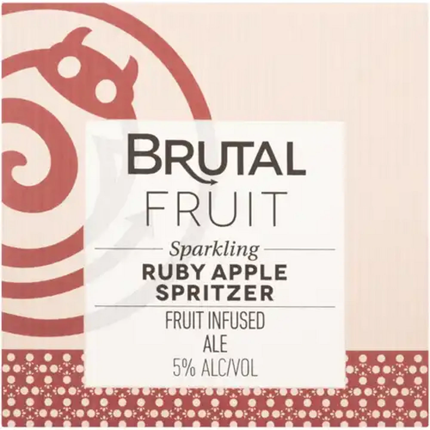 Image of Brutal Fruit Ruby Apple Spritzer Bottles 12 x 620ml