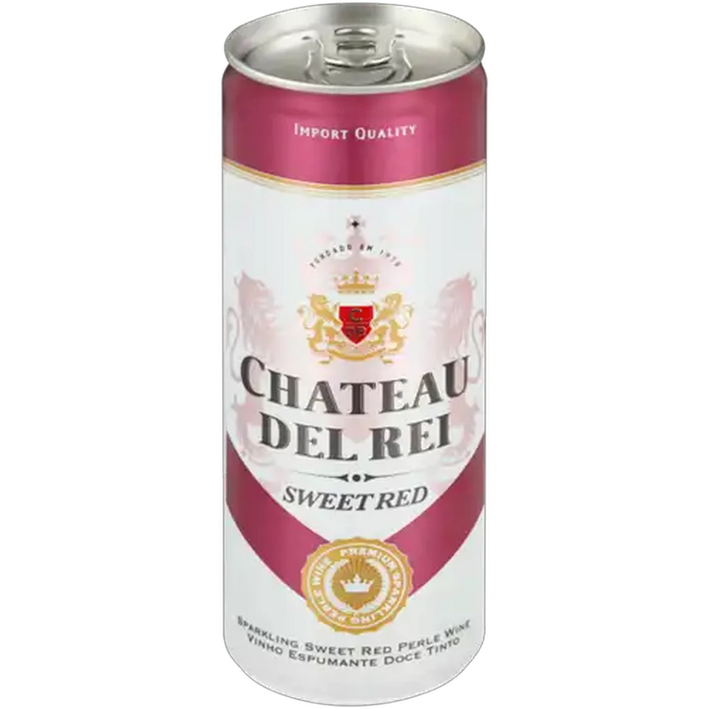 Image of Chateau Del Rei Sweet Red Sparkling Wine Can 250ml
