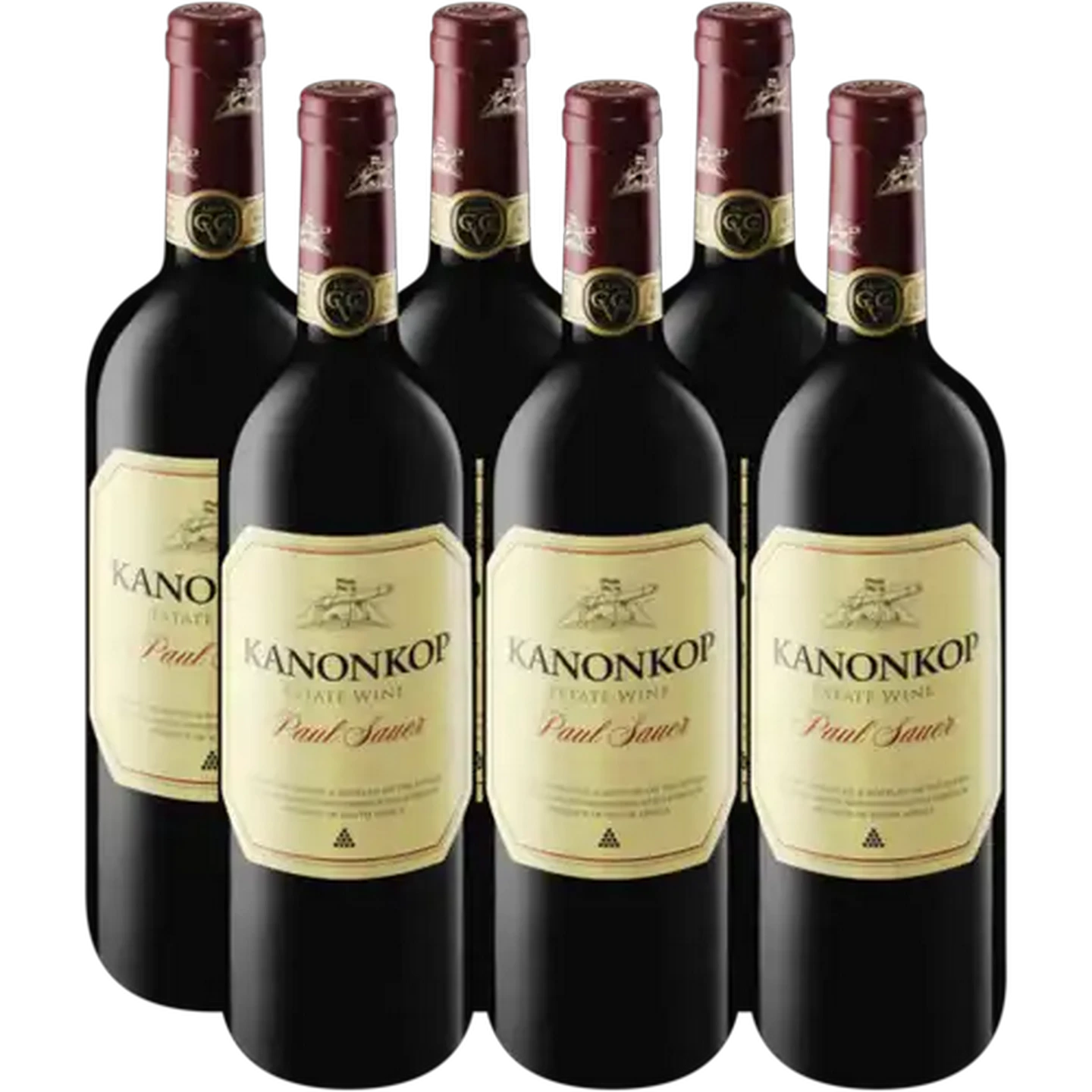 Image of Kanonkop Paul Sauer Red Wine Bottles 6 x 750ml