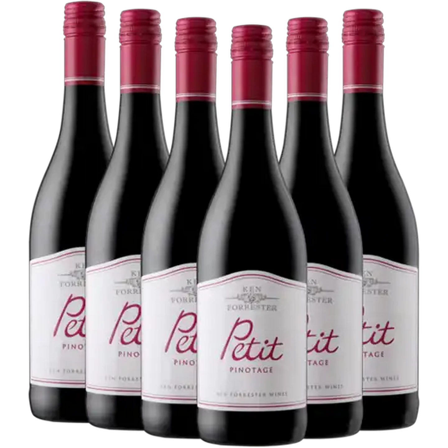 Image of Ken Forrester Wines Petit Pinotage Red Wine Bottles 6 x 750ml