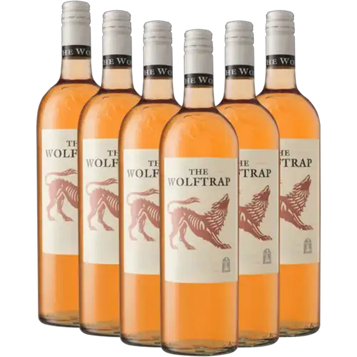 Image of The Wolftrap Rosé Wine Bottles 6 x 750ml
