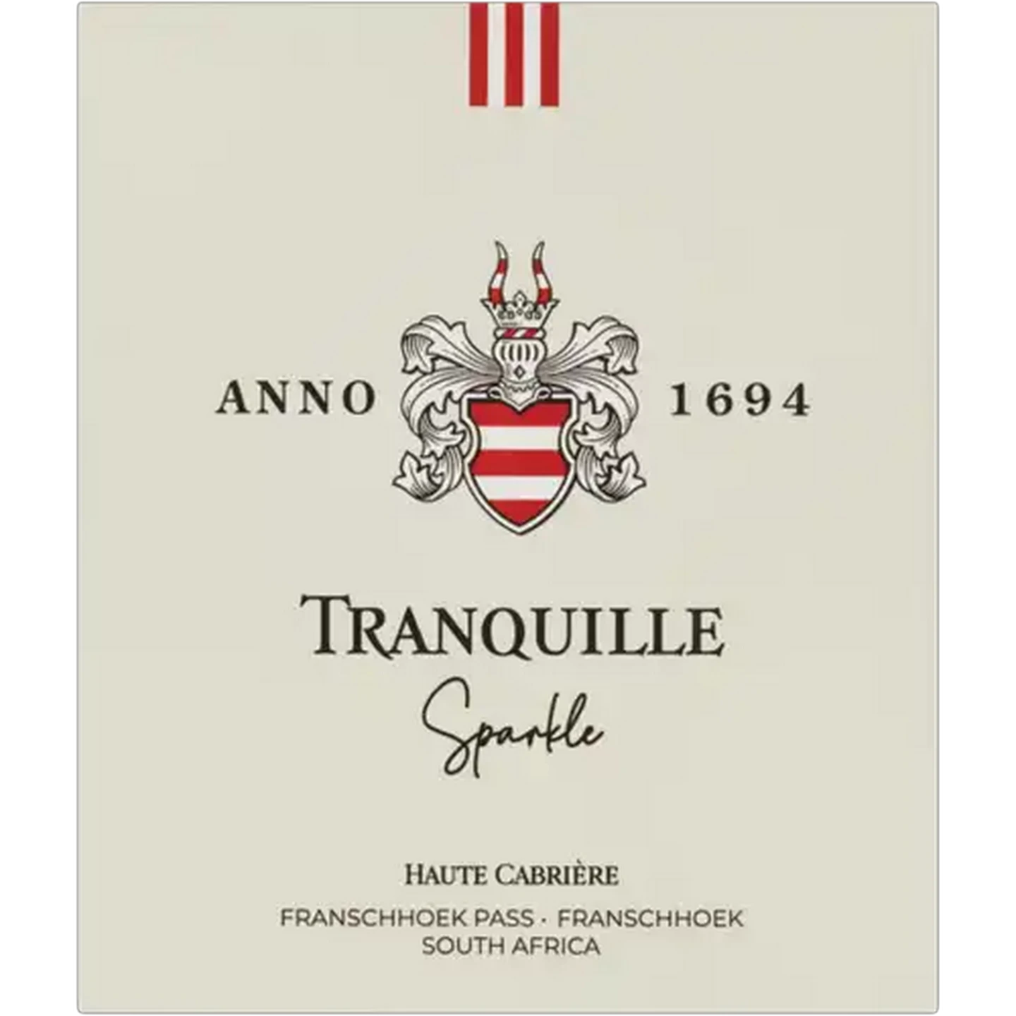 Image of Haute Cabrière Tranquille Sparkle Sparkling Wine Bottles 6 x 750ml