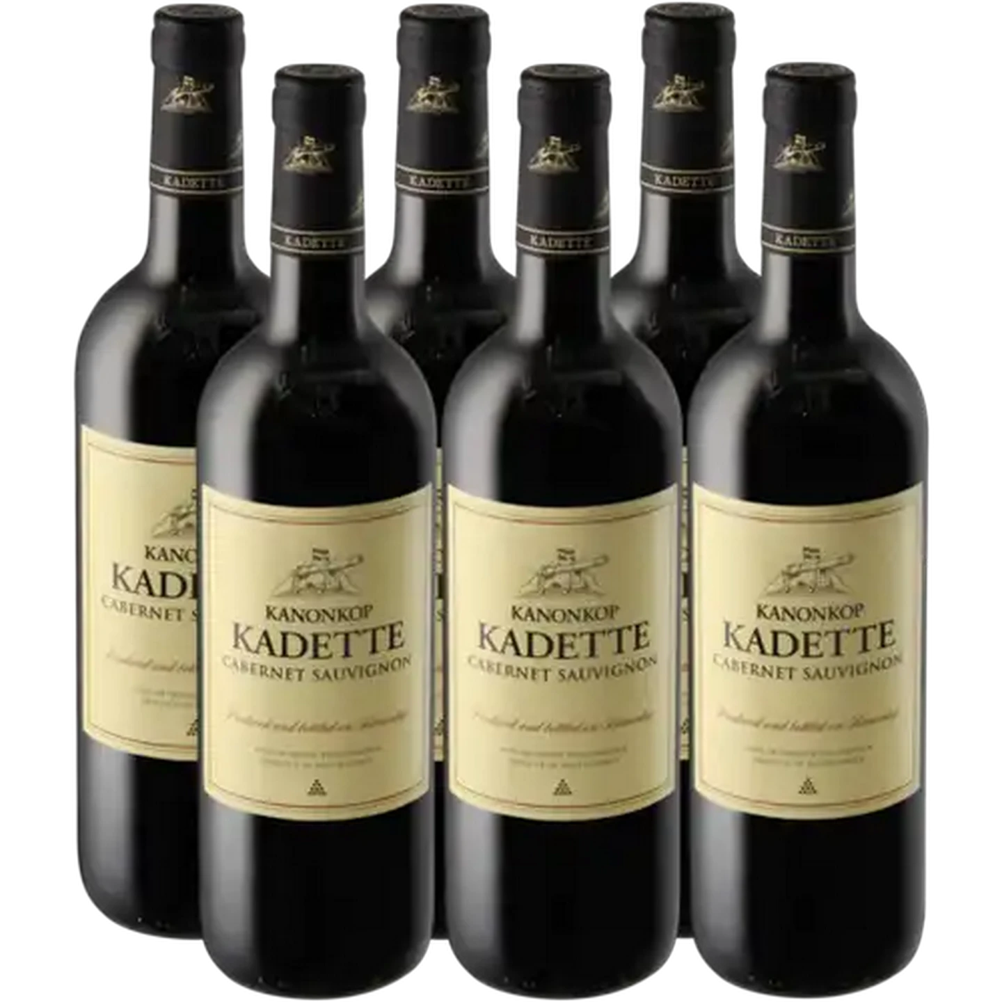 Image of Kanonkop Kadette Cabernet Sauvignon Red Wine Bottles 6 x 750ml