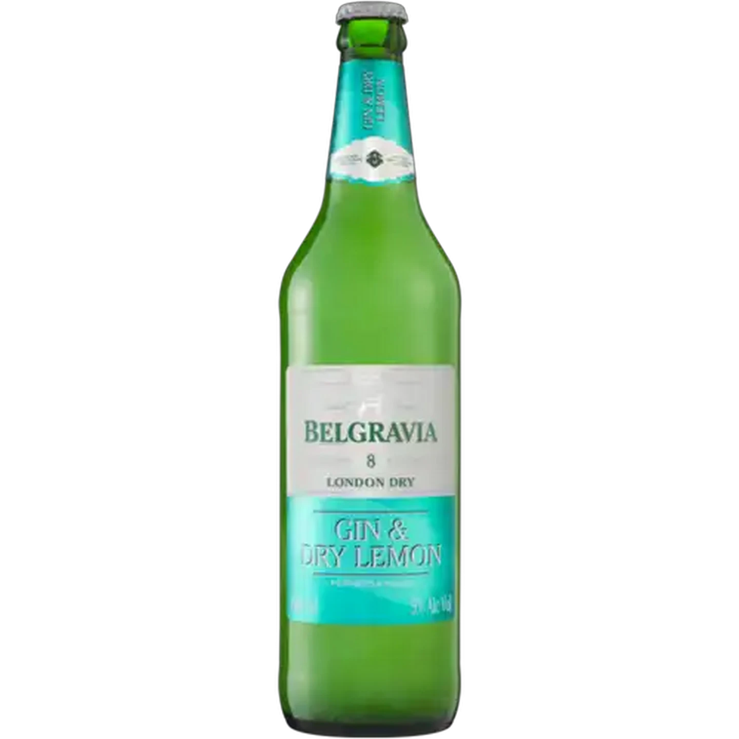 Image of Belgravia London Dry Gin & Dry Lemon Spirit Cooler Bottle 660ml