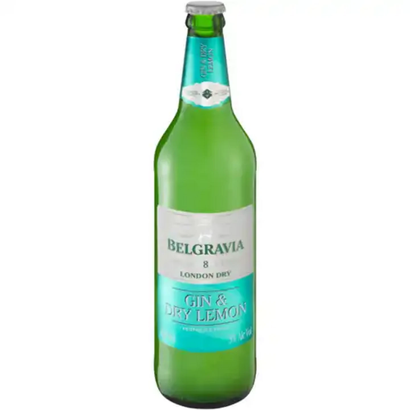 Image of Belgravia London Dry Gin & Dry Lemon Spirit Cooler Bottle 660ml