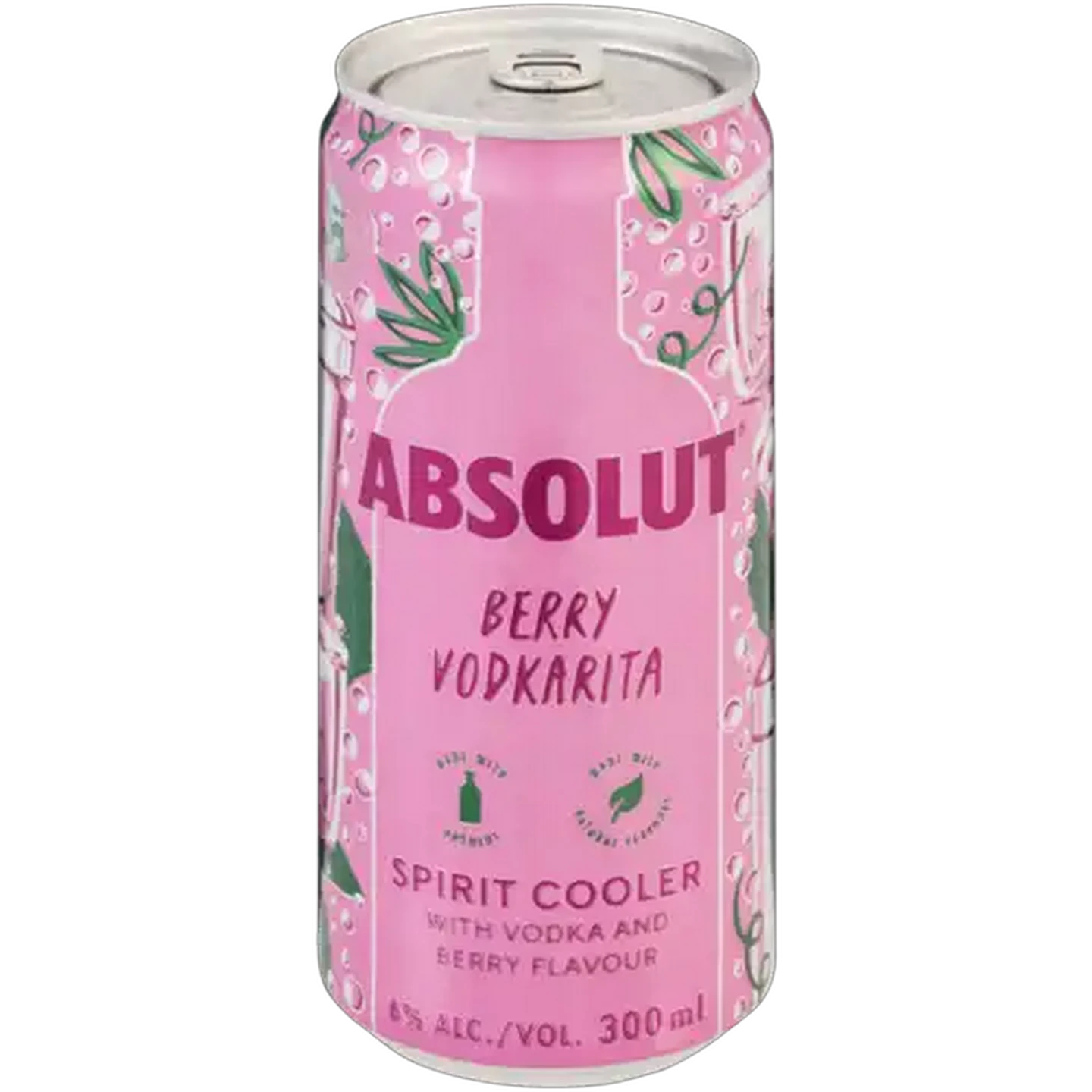 Image of Absolut Berry Vodkarita Spirit Cooler Can 300ml