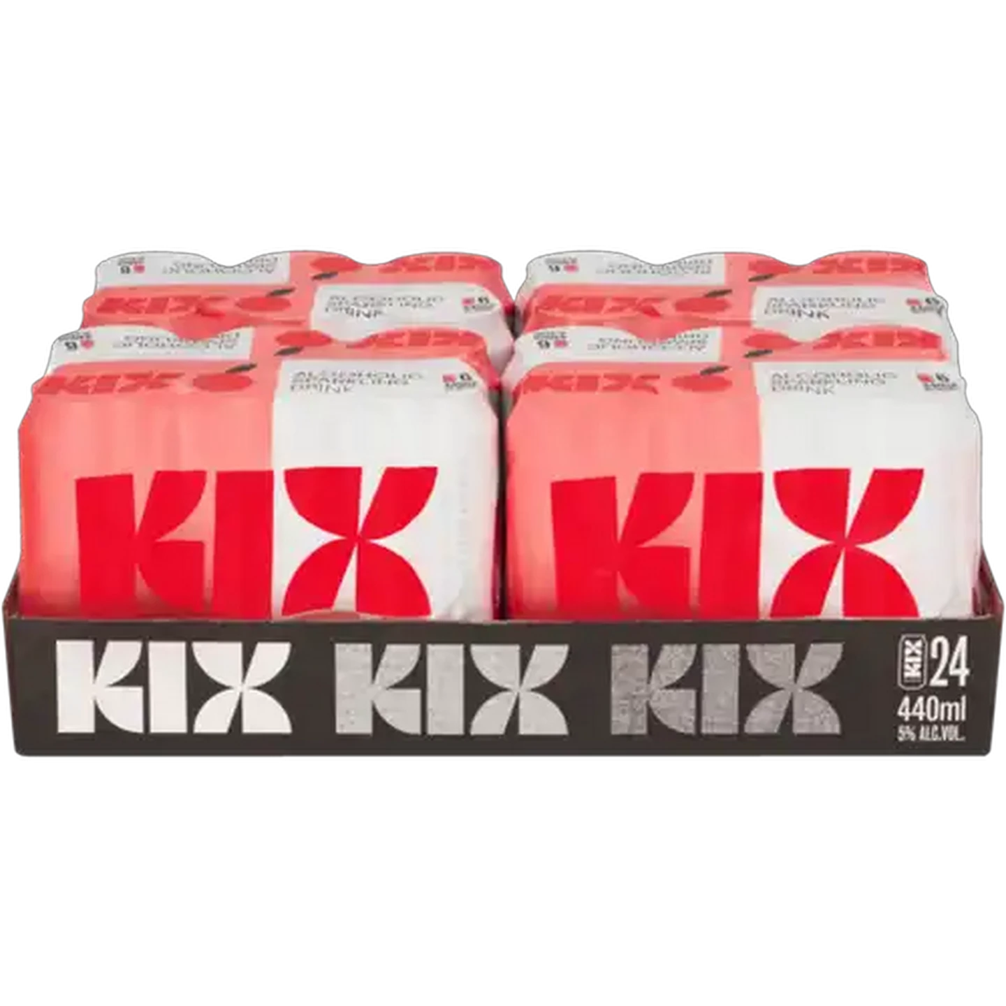 Image of KIX Raspberry Peach Flavour Spritzer 24 x 440ml