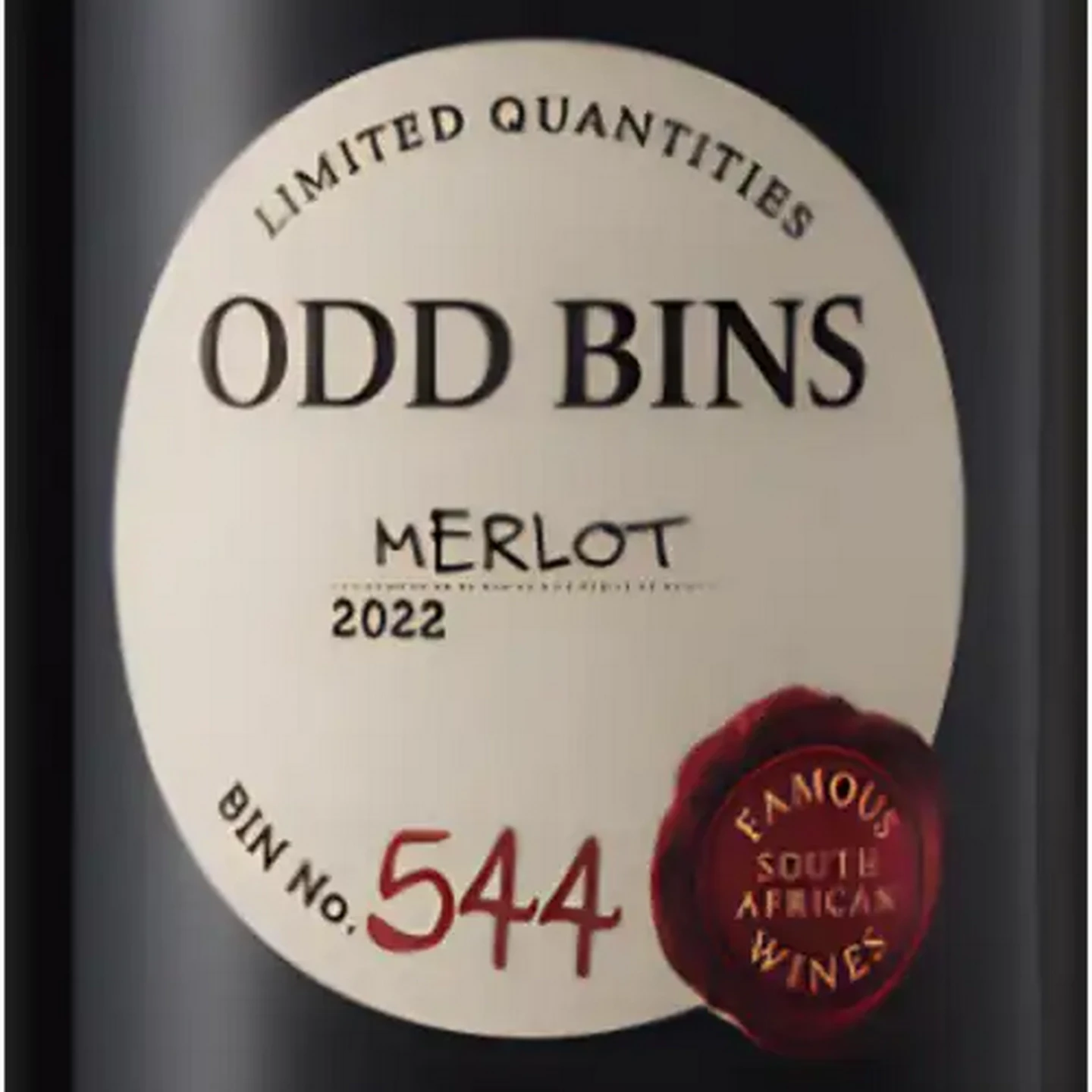 Image of Odd Bins 544 Merlot Red Wine 750ml