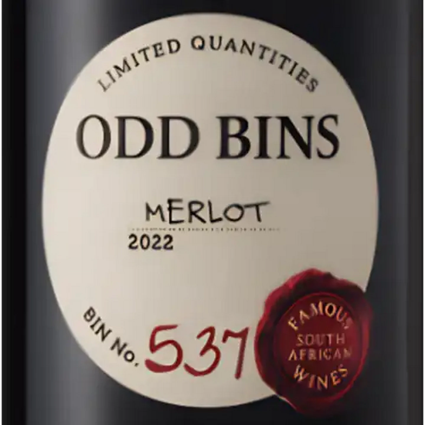 Image of Odd Bins 537 Merlot Red Wine 750ml