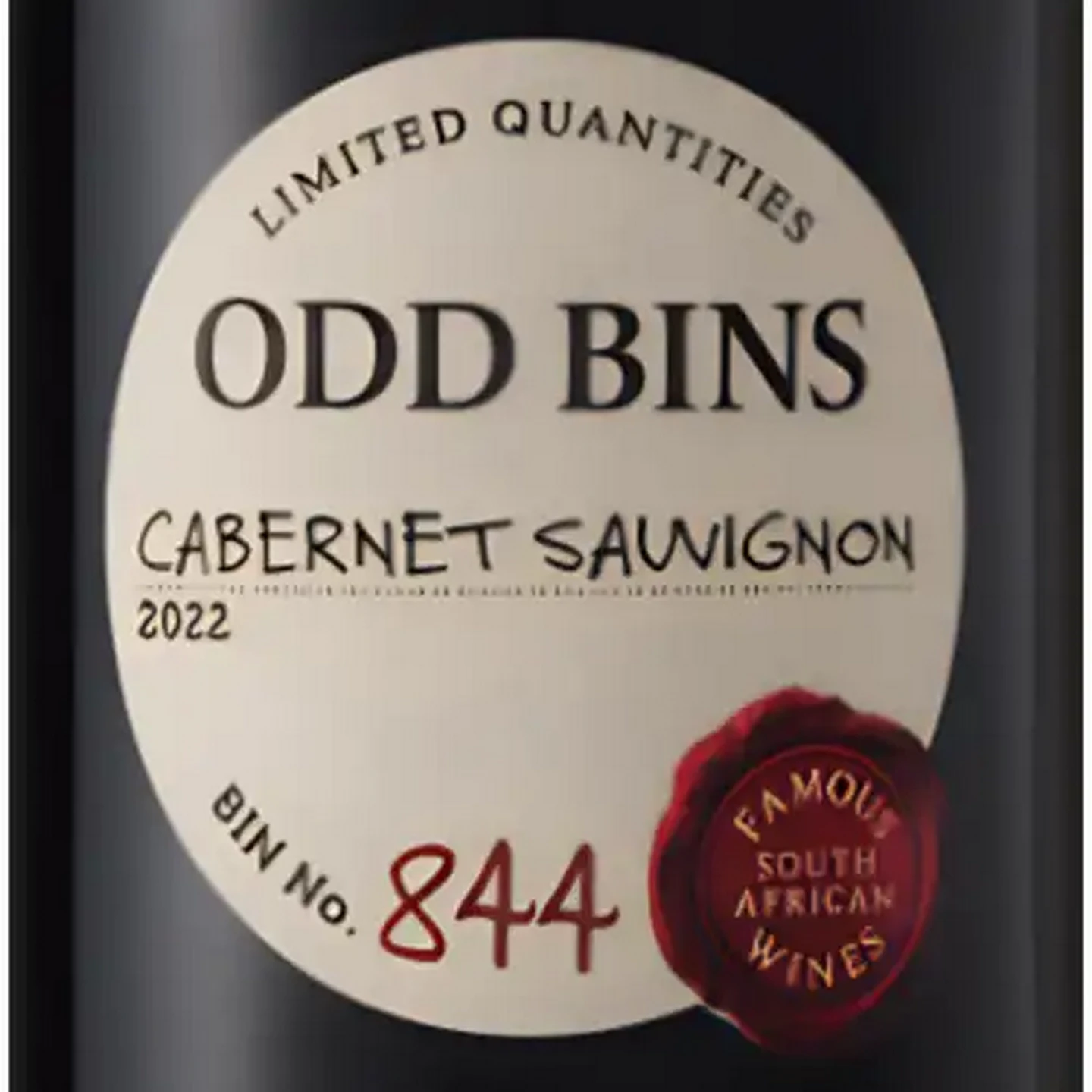 Image of Odd Bins 844 Cabernet Sauvignon Red Wine 750ml