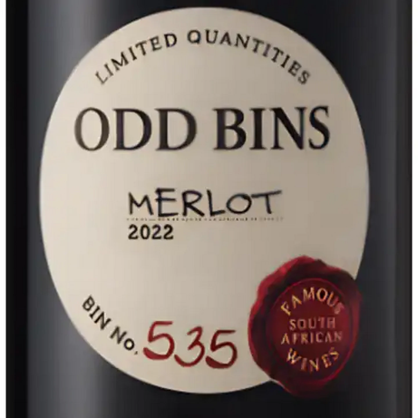 Image of Odd Bins 535 Merlot Red Wine 750ml