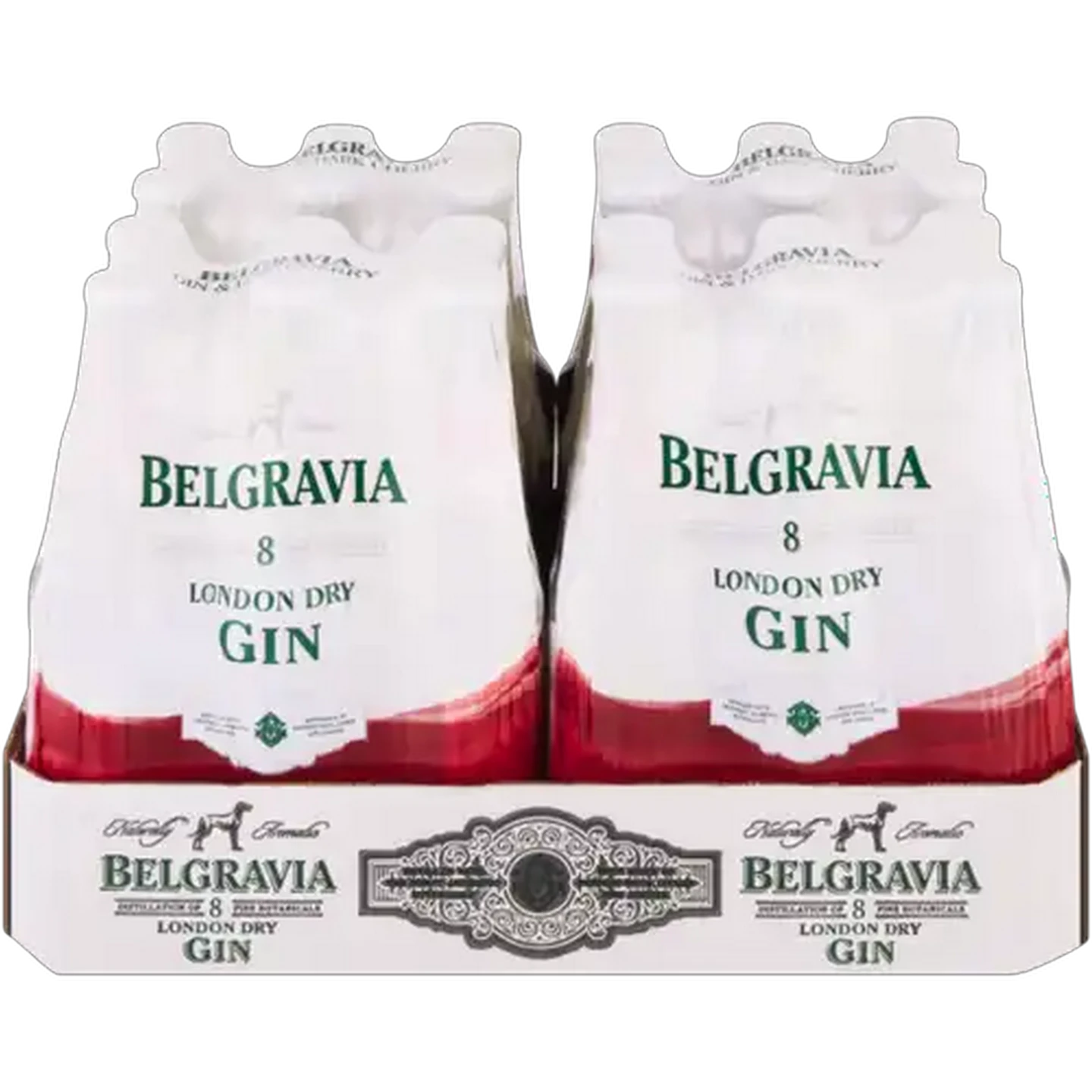 Image of Belgravia Gin & Dark Cherry Bottles 24 x 275ml