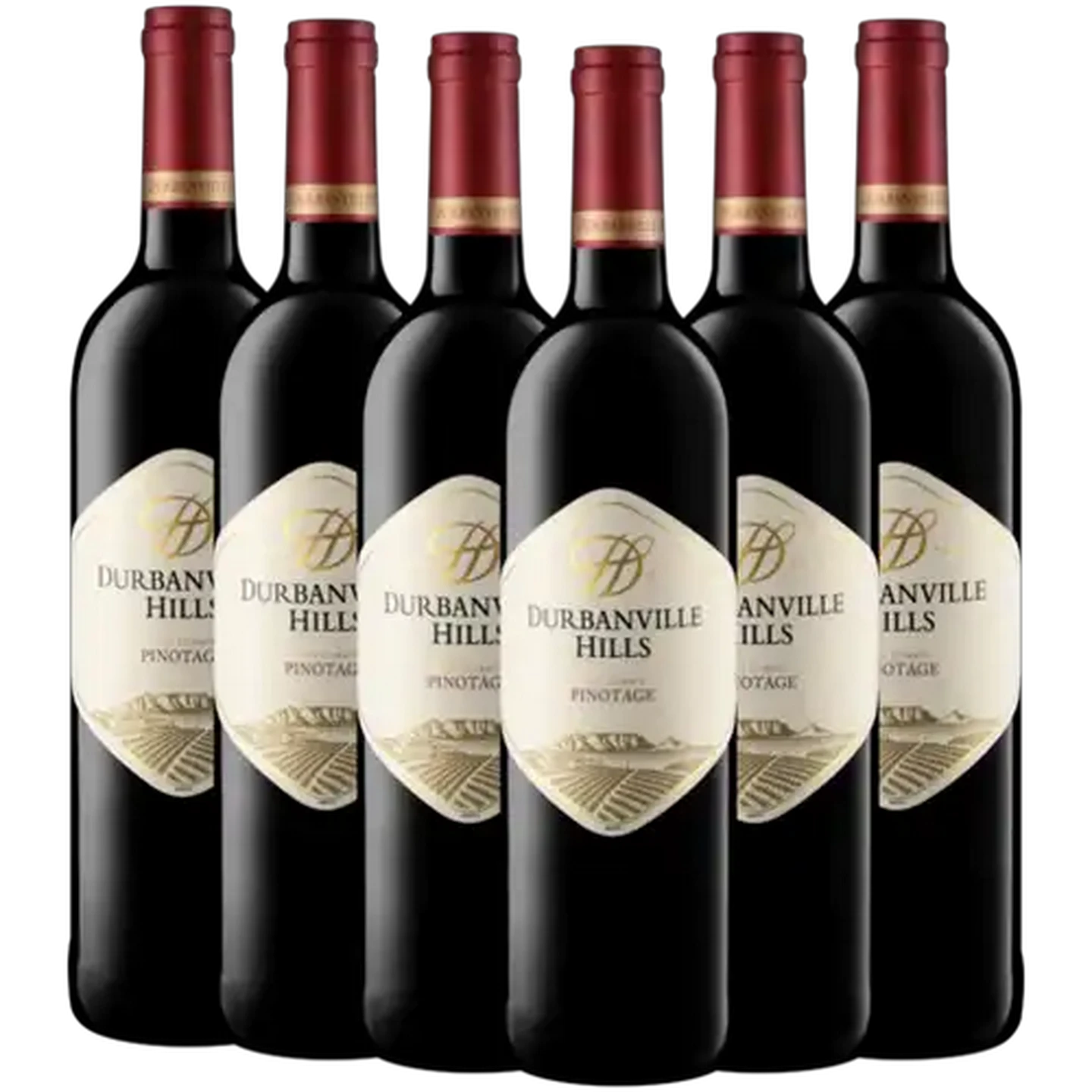 Image of Durbanville Hills Pinotage Red Wine Bottle 6 x 750ml