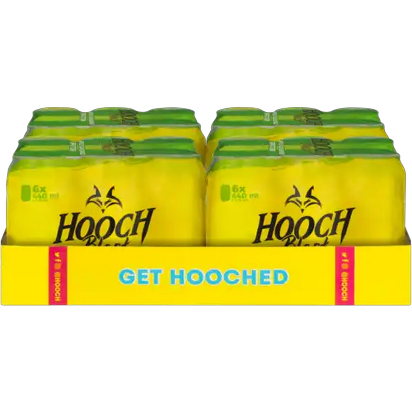 Image of Hooch Blast Apple Flavoured Spritzer 24 x 440ml