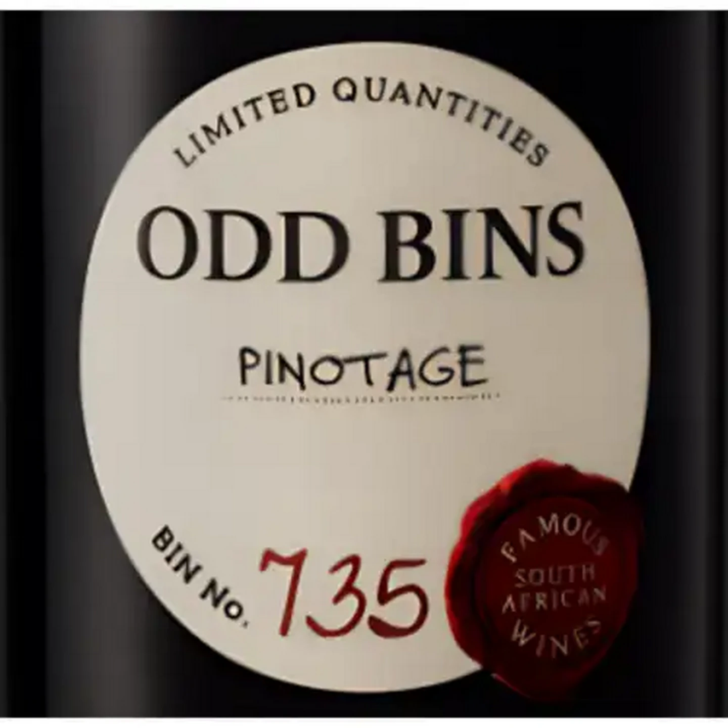 Image of Odd Bins 735 Pinotage Red Wine 750ml