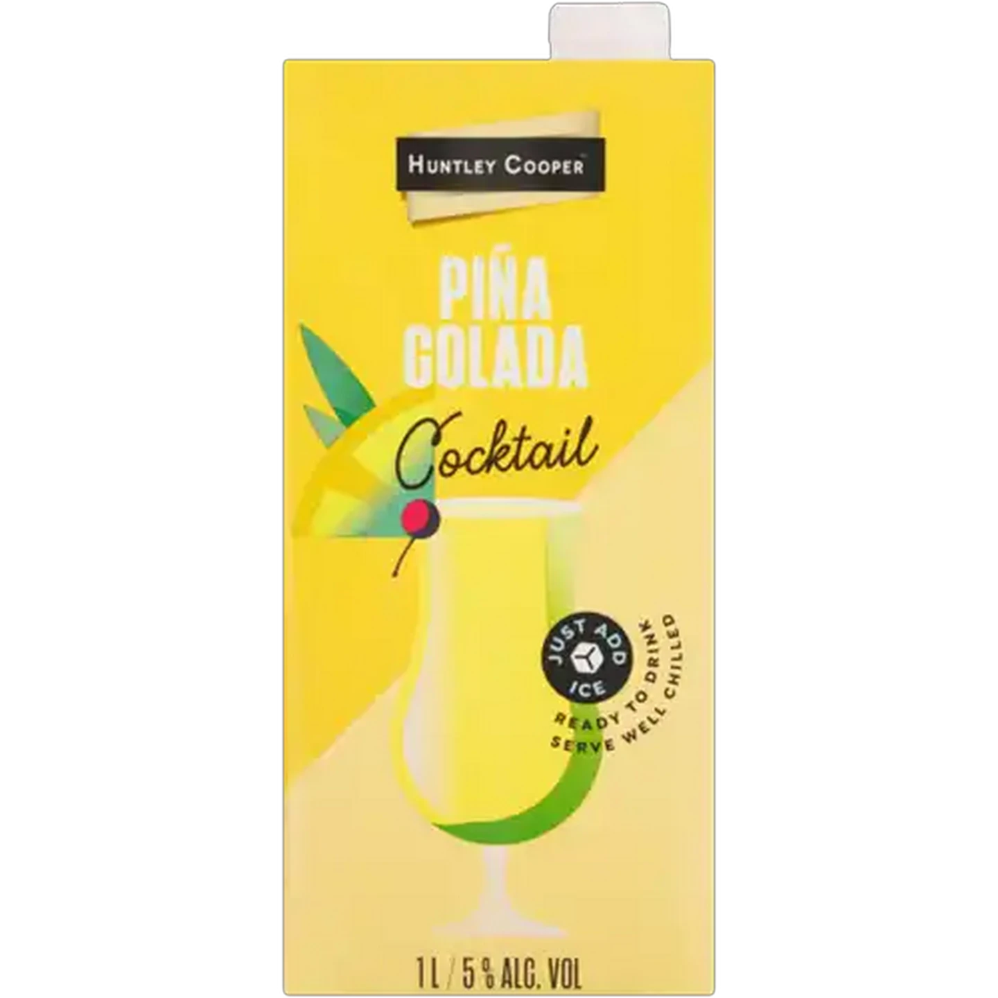 Image of Huntley Cooper Pina Colada Cocktail Box 1L