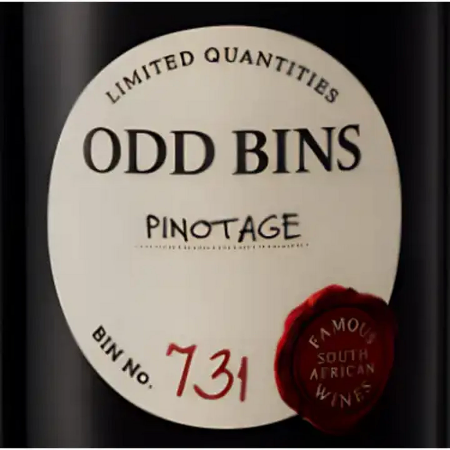 Image of Odd Bins 731 Pinotage Red Wine 750ml