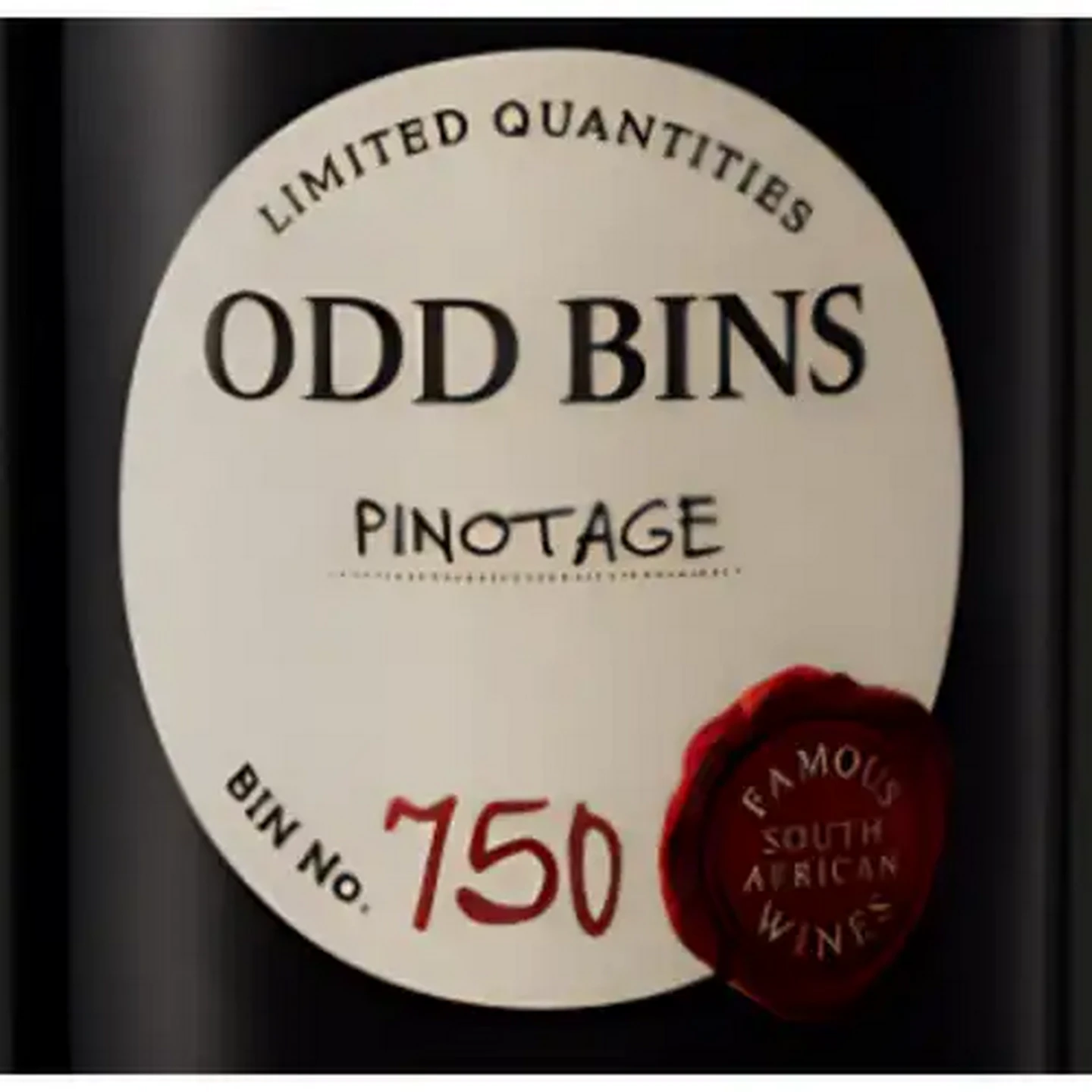 Image of Odd Bins 750 Pinotage Red Wine 750ml
