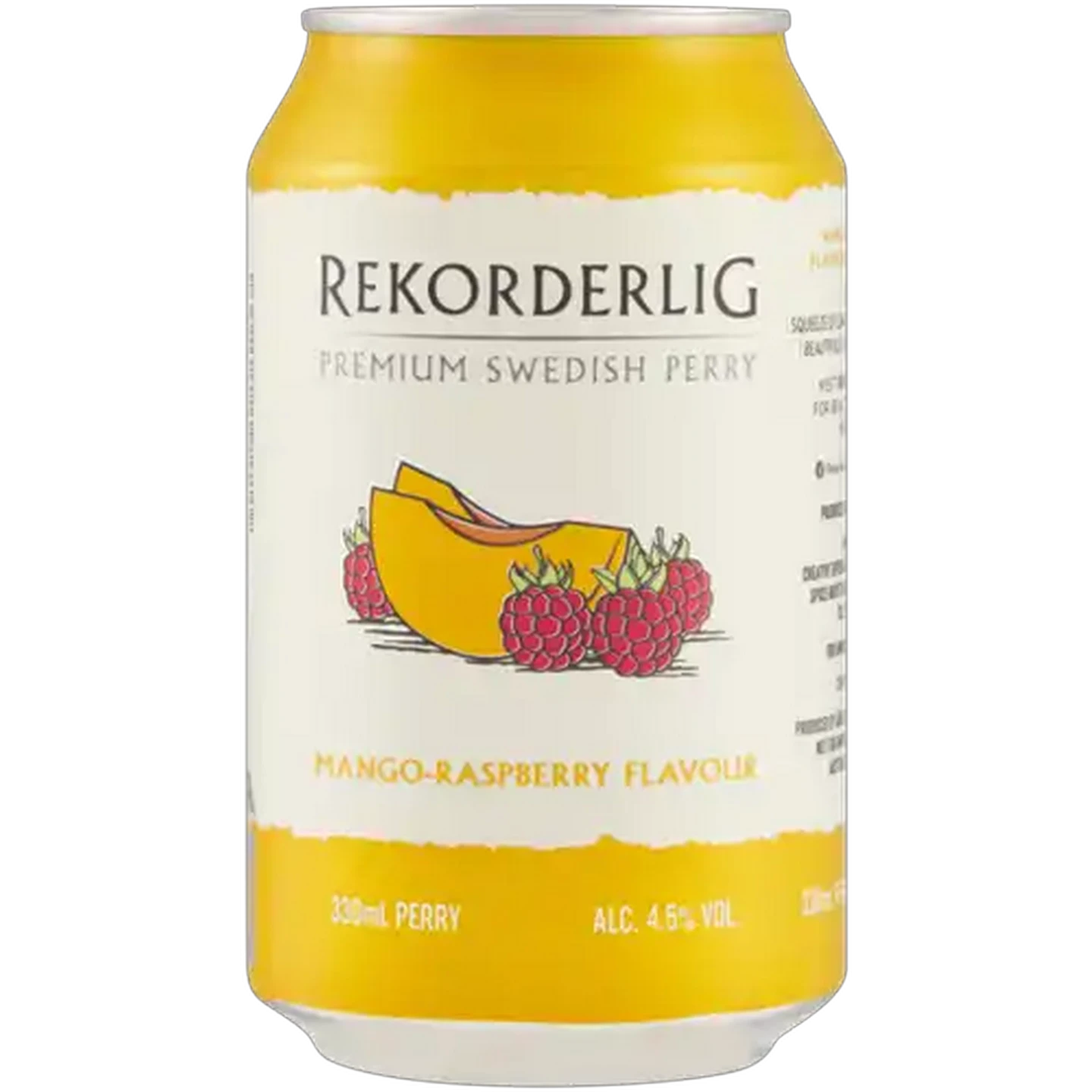 Image of Rekorderlig Mango-Raspberry Flavour Premium Swedish Perry Can 300ml