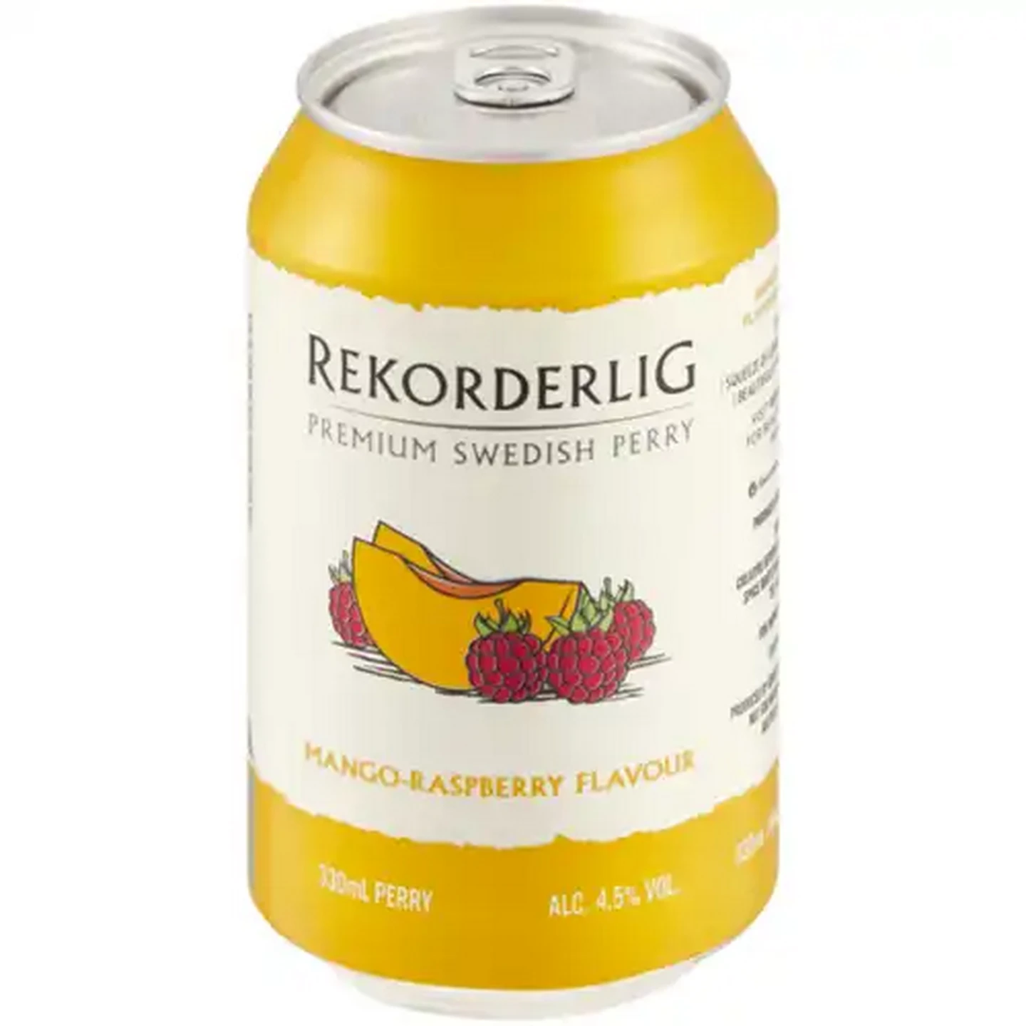 Image of Rekorderlig Mango-Raspberry Flavour Premium Swedish Perry Can 300ml