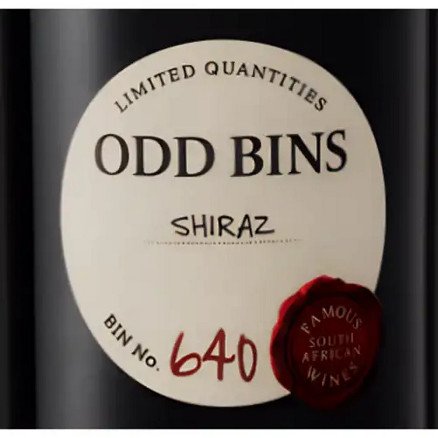 Image of Odd Bins 640 Shiraz Red Wine 750ml