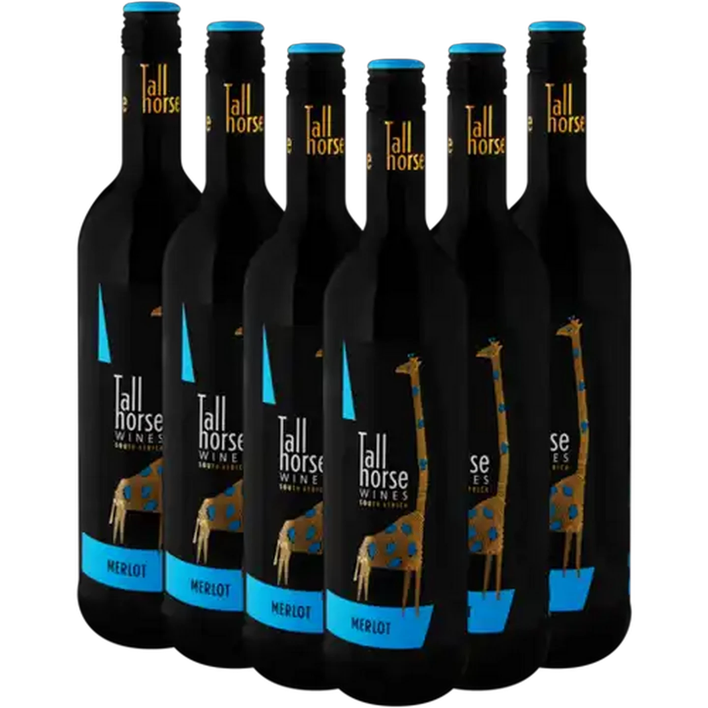 Image of Tall Horse Merlot Red Wine Bottles 6 x 750ml