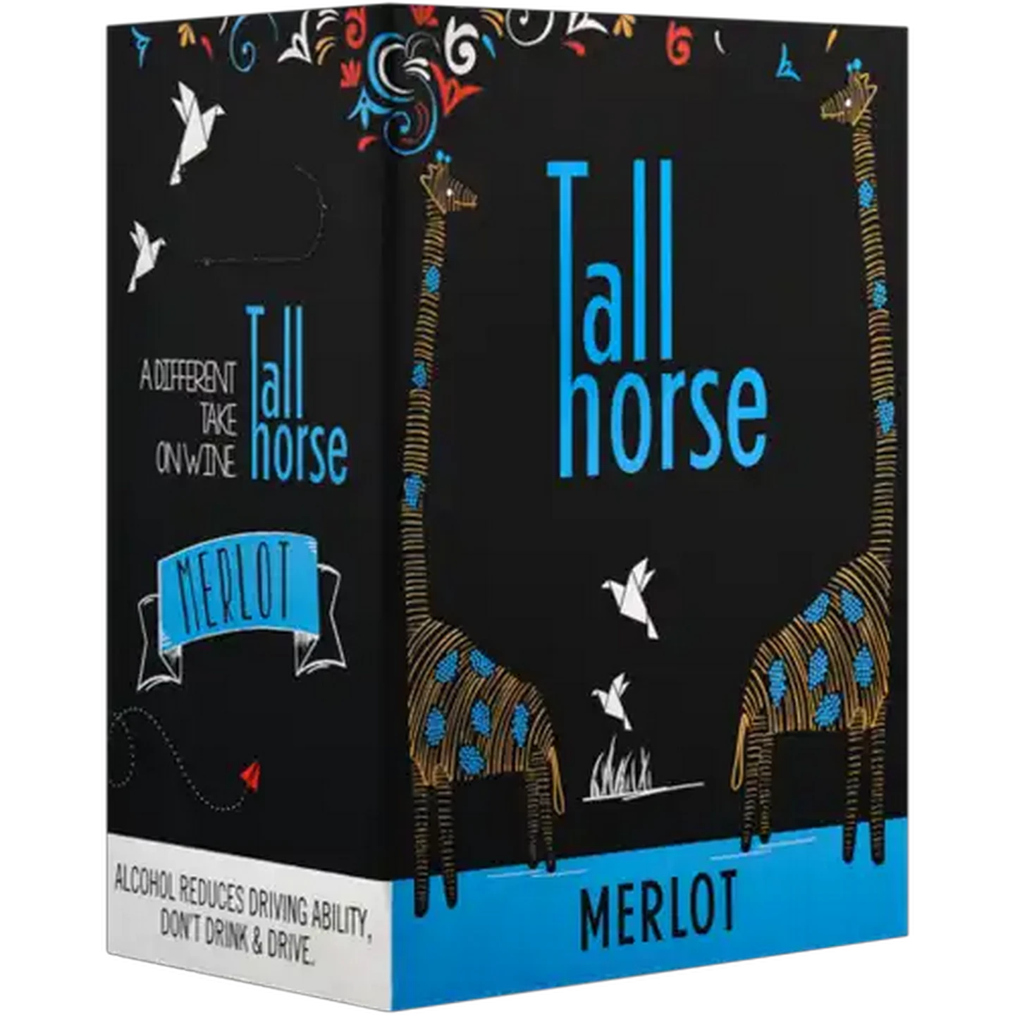 Image of Tall Horse Merlot Red Wine Bottles 6 x 750ml
