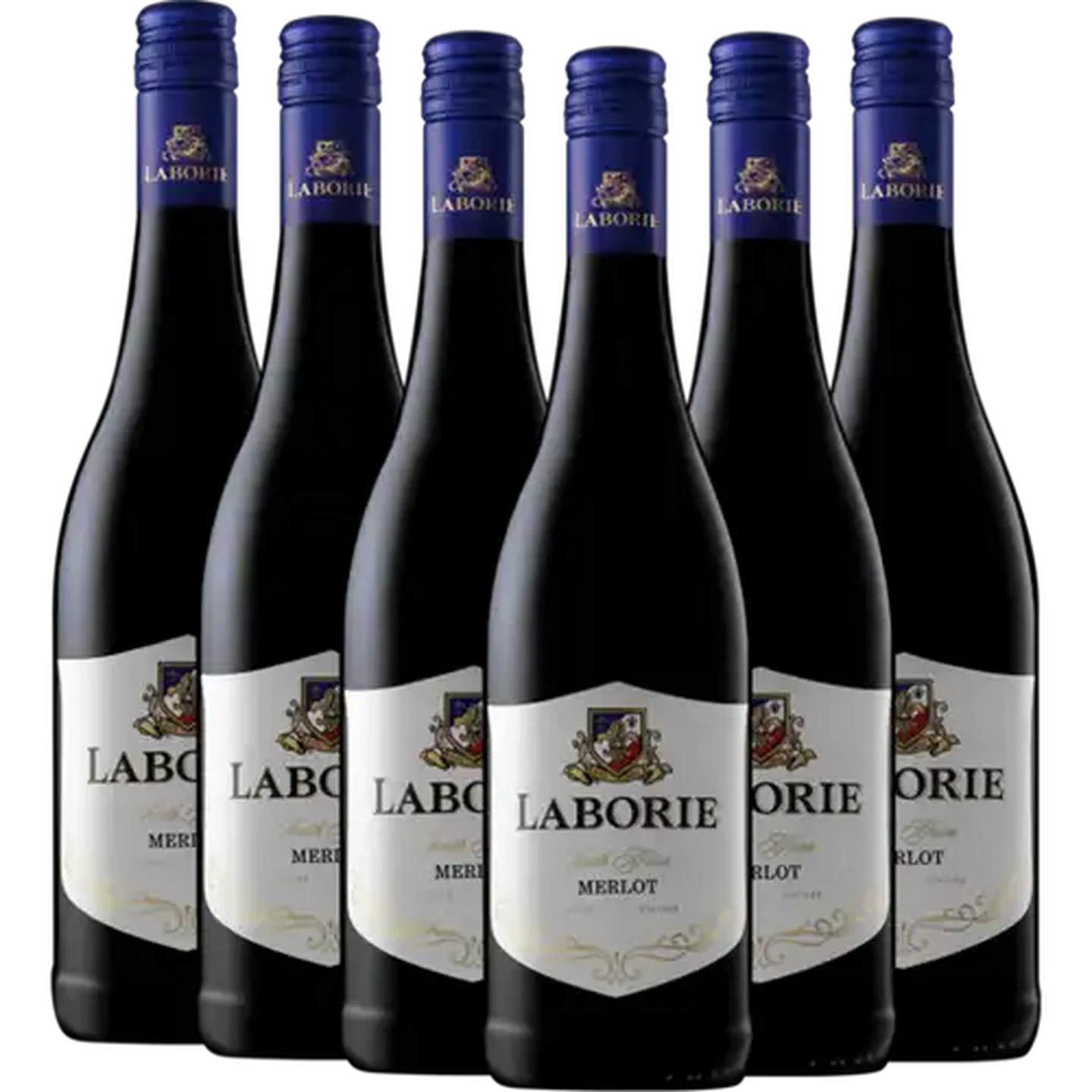 Image of Laborie Merlot Red Wine Bottles 6 x 750ml