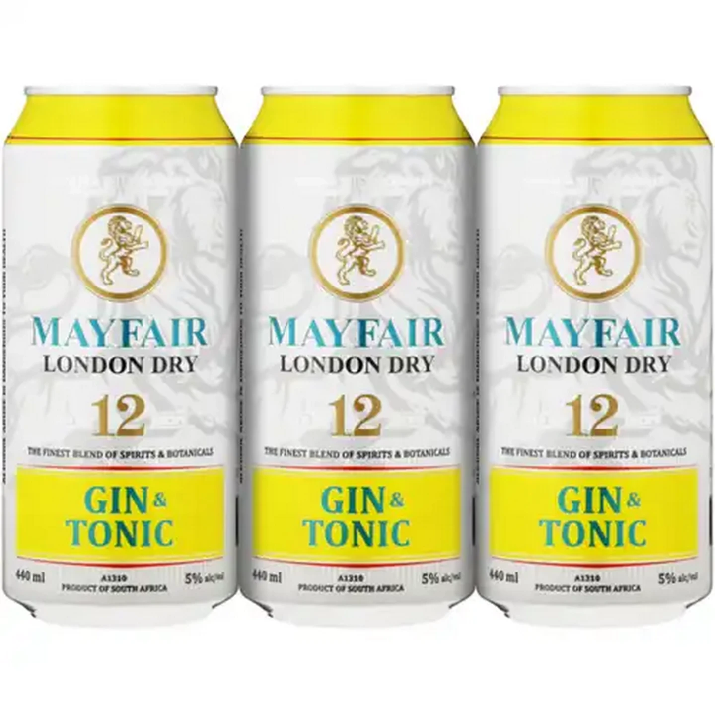 Image of Mayfair Gin London Dry Gin & Tonic Cans 6 x 440ml