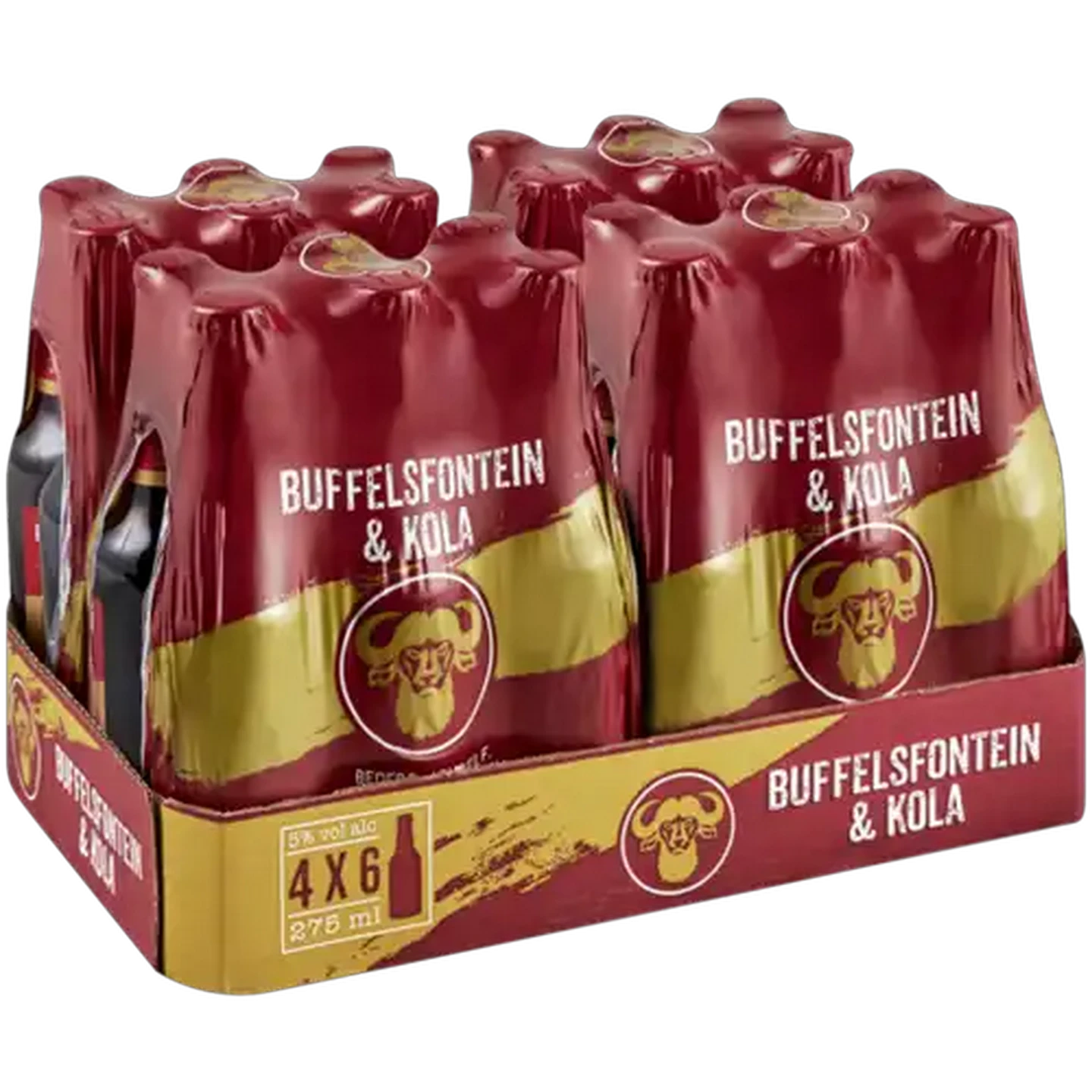 Image of Buffelsfontein Brandy & Kola Spirit Cooler Bottles 24 x 275ml
