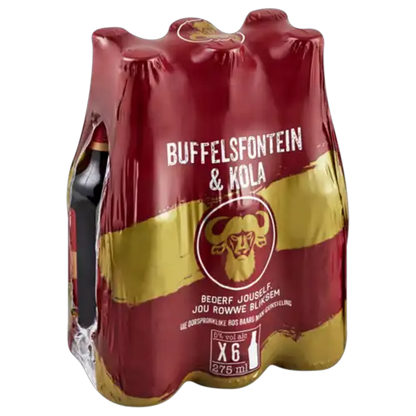 Image of Buffelsfontein Brandewyn Brandy & Kola Bottles 6 x 275ml