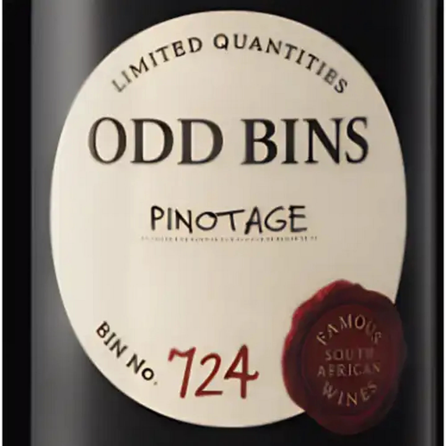 Image of Odd Bins 724 Pinotage Red Wine 750ml