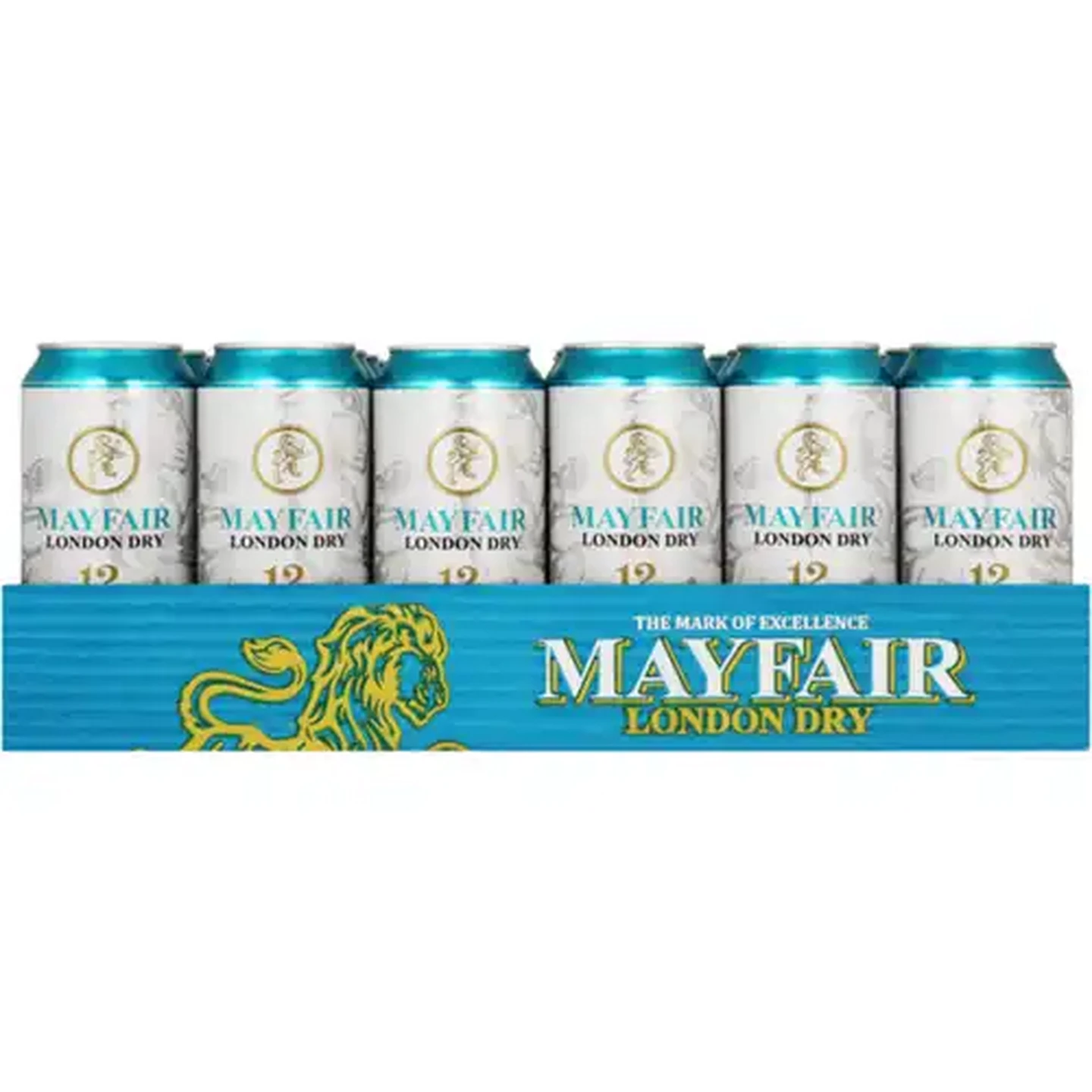 Image of Mayfair Gin London Dry Gin & Dry Lemon Cans 24 x 440ml