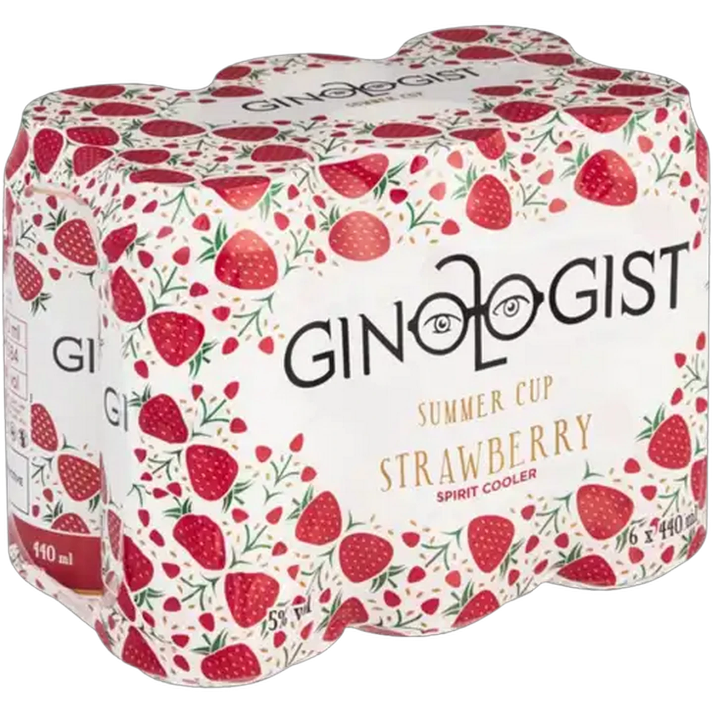 Image of Ginologist Summer Cup Strawberry Spirit Cooler 6 x 440ml