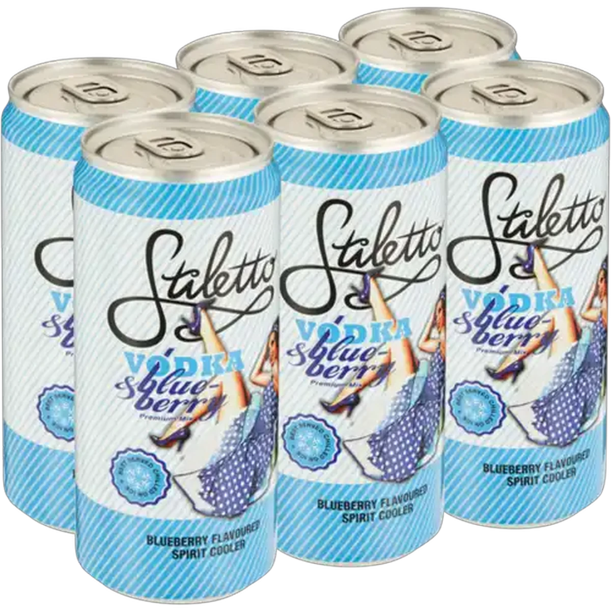 （van_gelder）ArtekStool60　スモーキーブルー×ハニー Checkers Sixty60 | Stiletto Blueberry Flavoured Spirit Cooler Cans