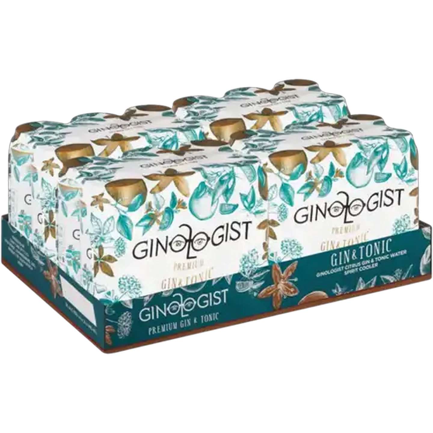 Image of Ginologist Gin & Tonic Spirit Cooler Cans 24 x 440ml